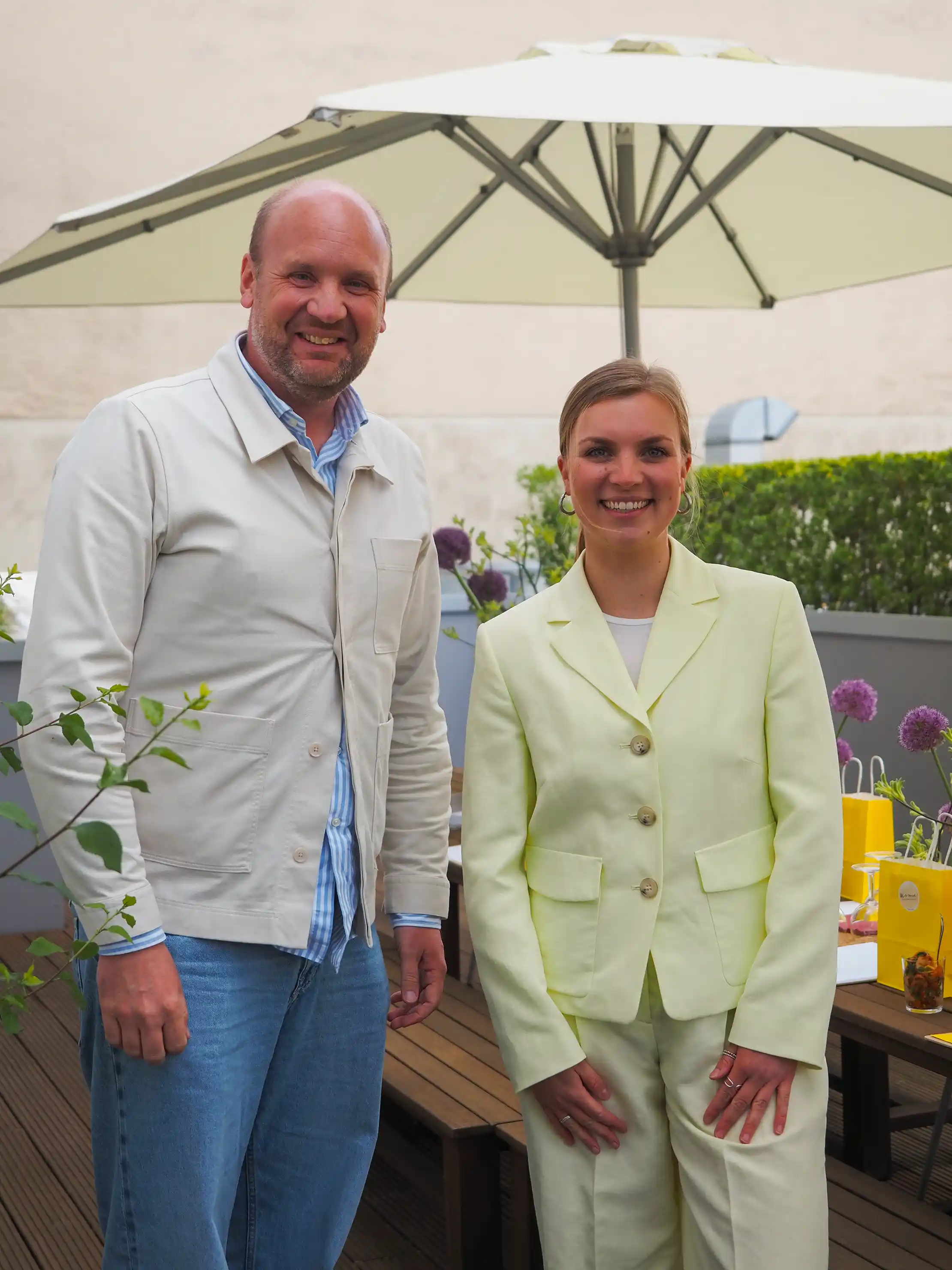 Andreas Weitkamp und Marlene Krusel