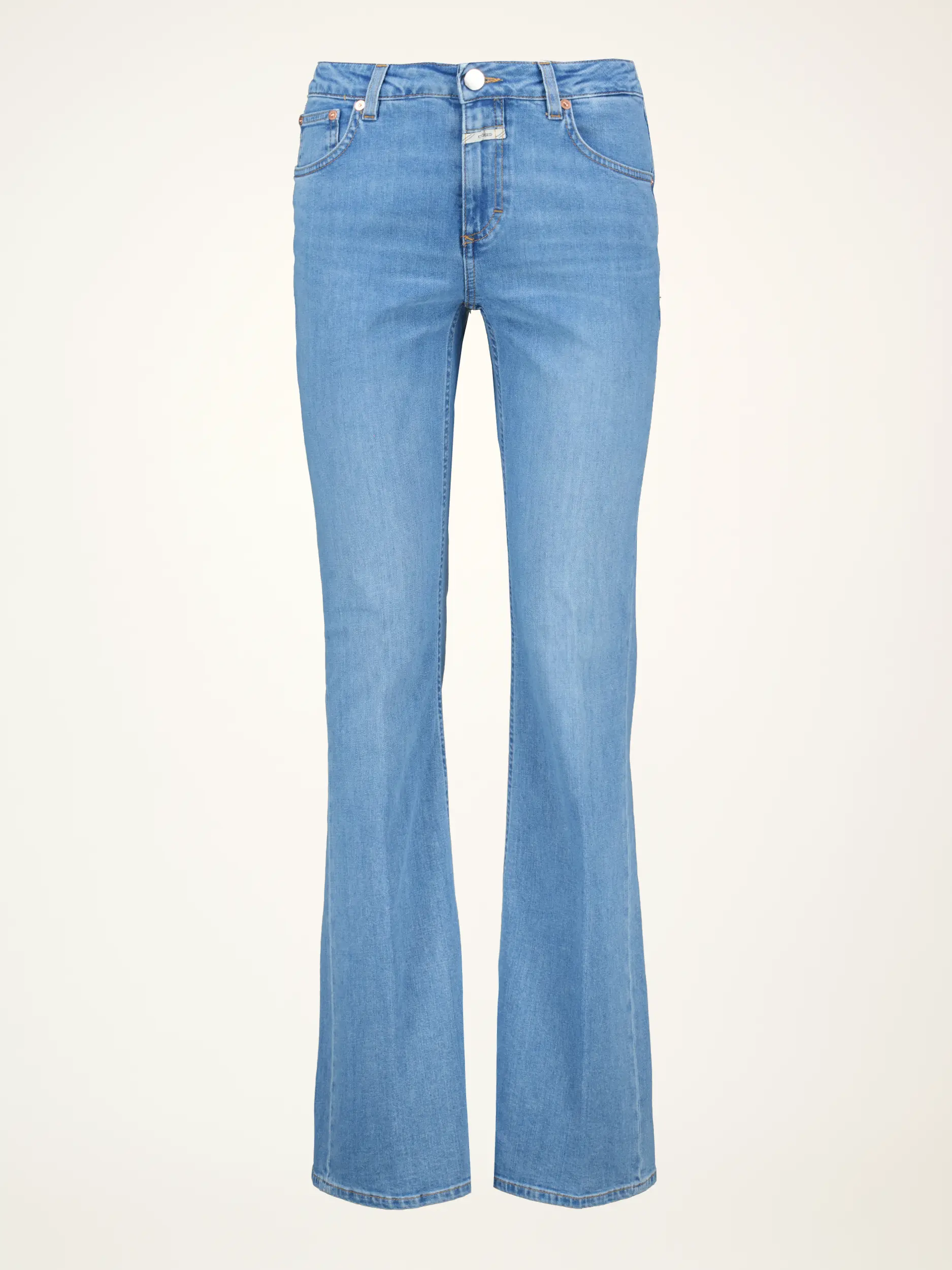 Low Rise Straight Leg Jeans 'Jovanna' - Artikelansicht - Farbe: Blau