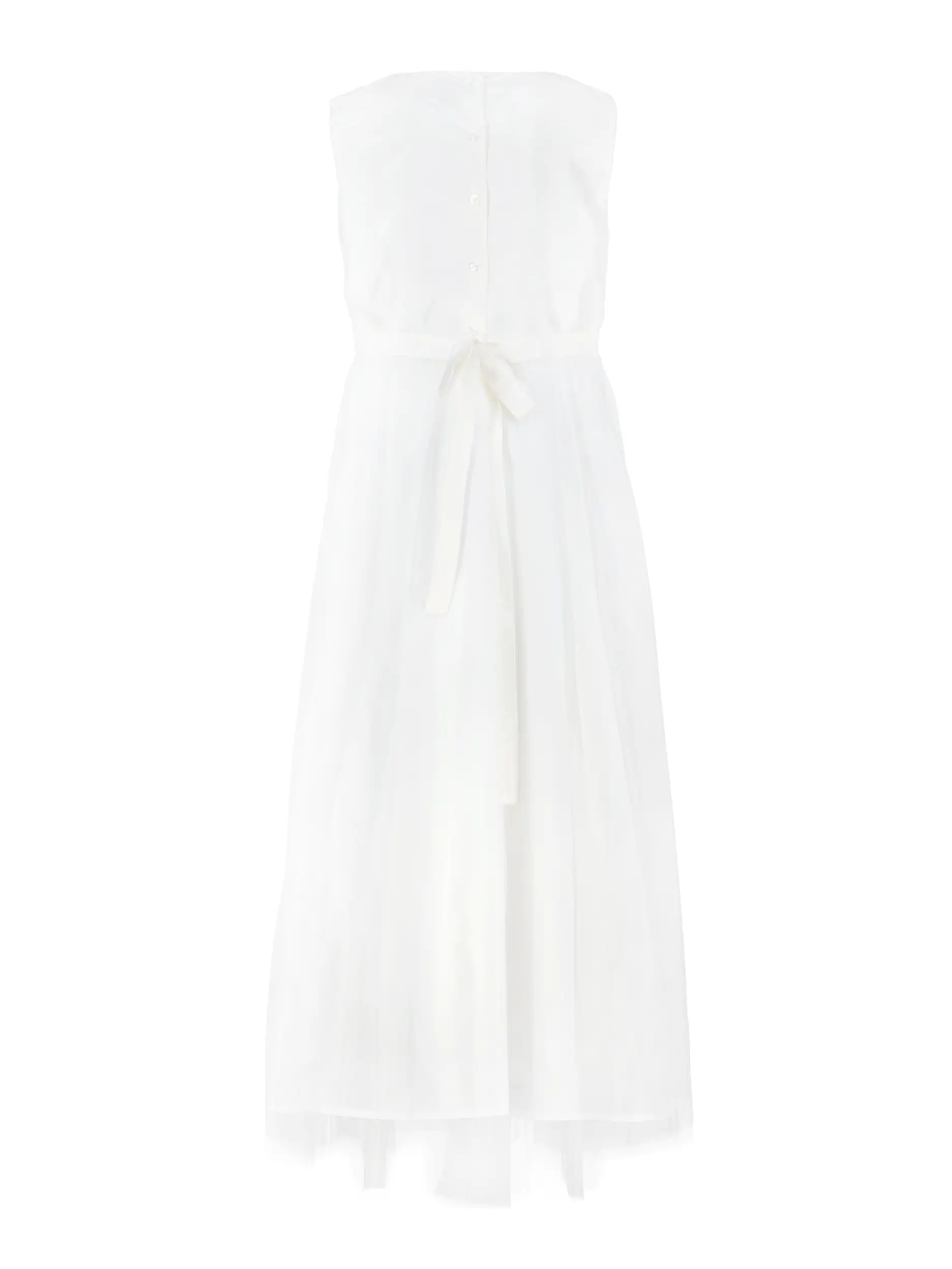 Mädchen Kommunionkleid  - Artikel Rückseite - Farbe: Creme