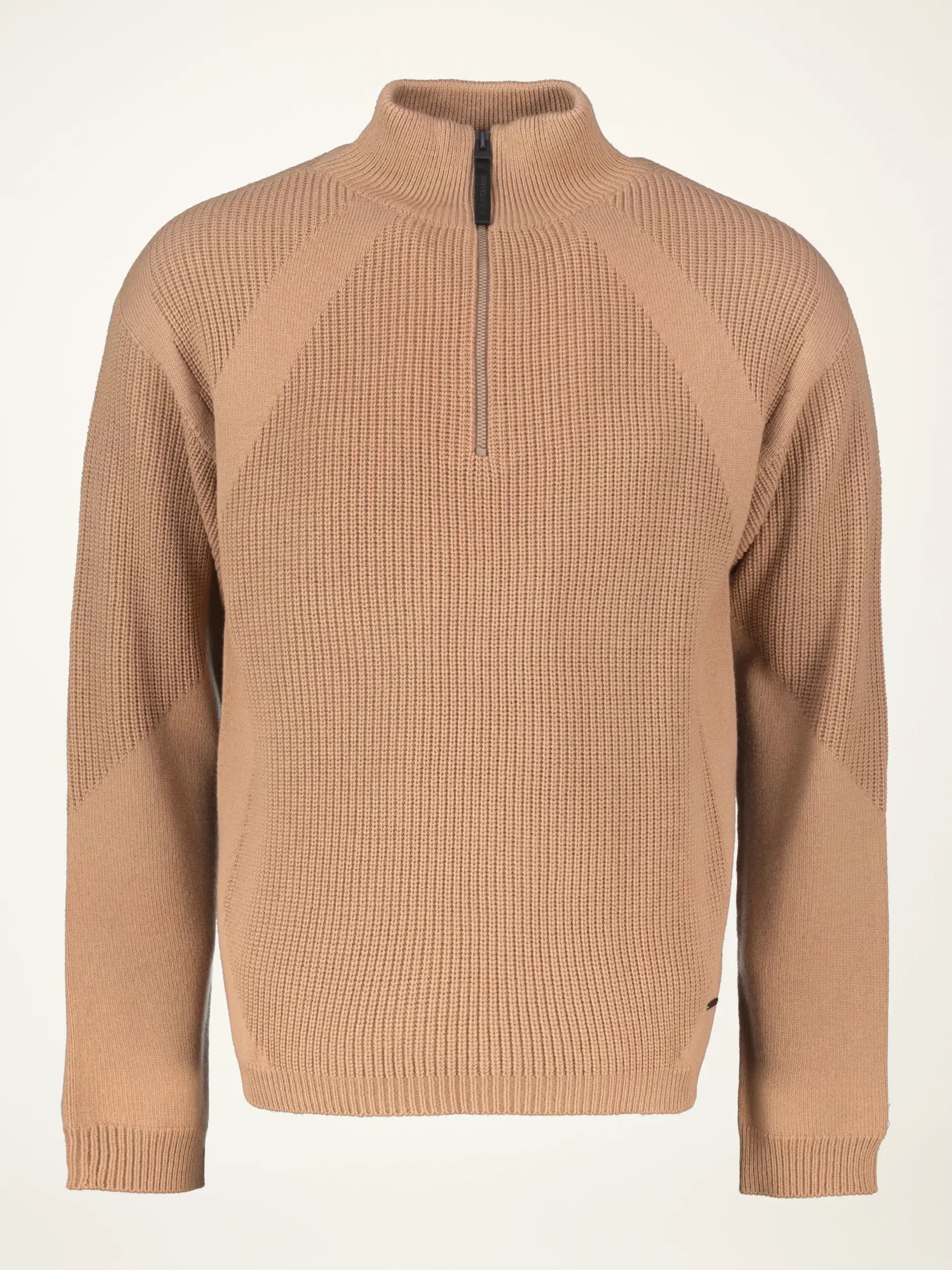 Pullover 'Flint' aus Woll-Mix langarm - Artikelansicht - Farbe: Braun