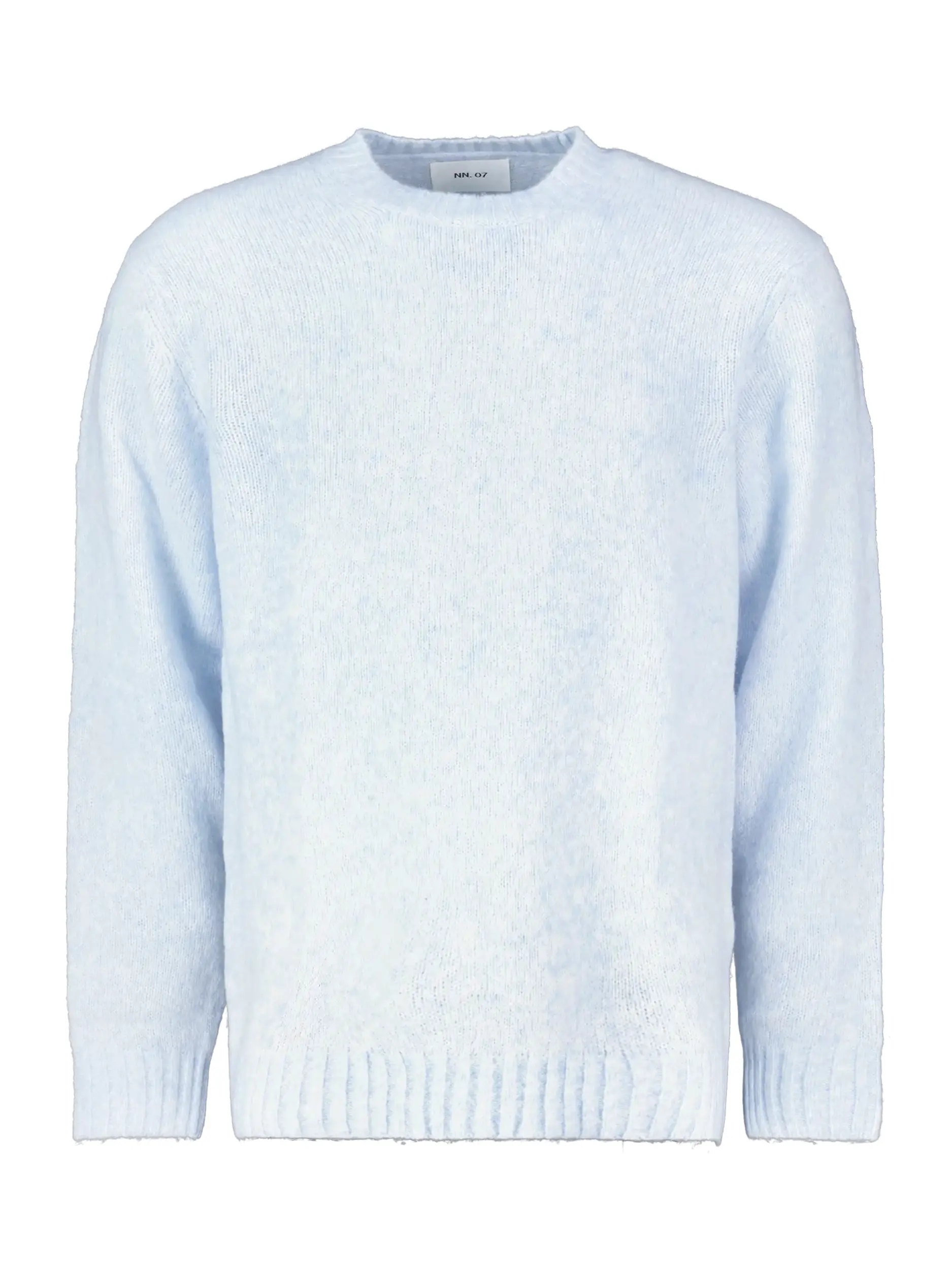 Pullover 'Lee' aus Merinowoll-Mix langarm - Artikel Vorderseite - Farbe: Blau