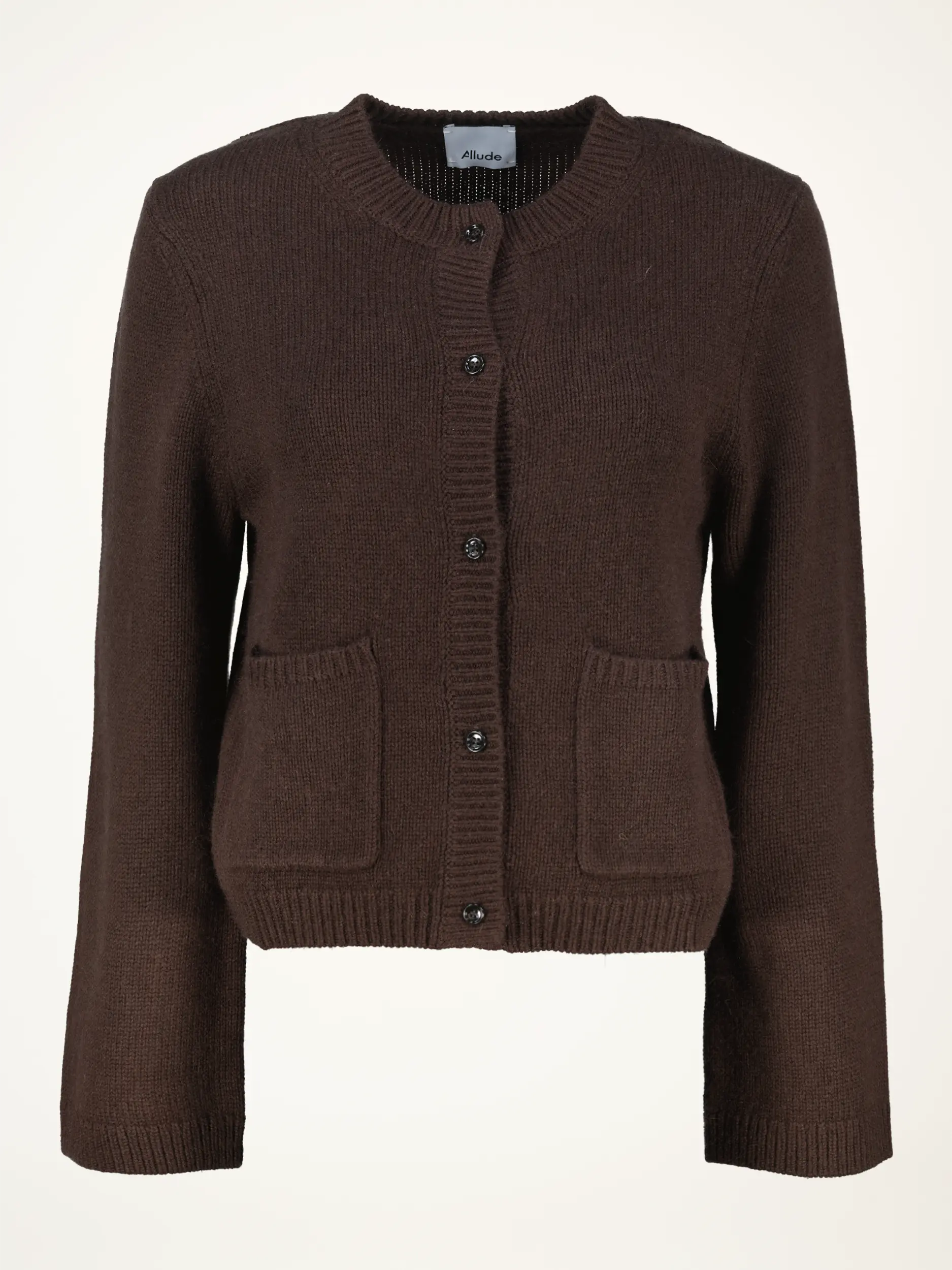 Strickjacke aus Wolle - Artikelansicht - Farbe: Braun