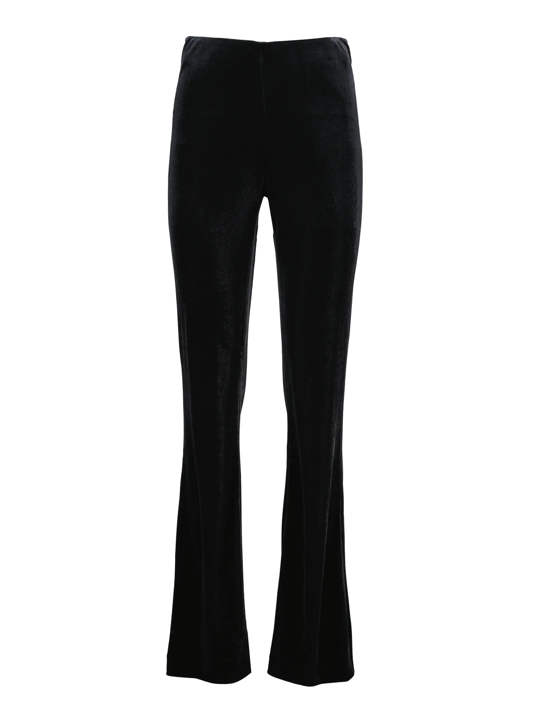 Hose 'Soft Elegance' aus Samt - Artikel Vorderseite - Farbe: Schwarz