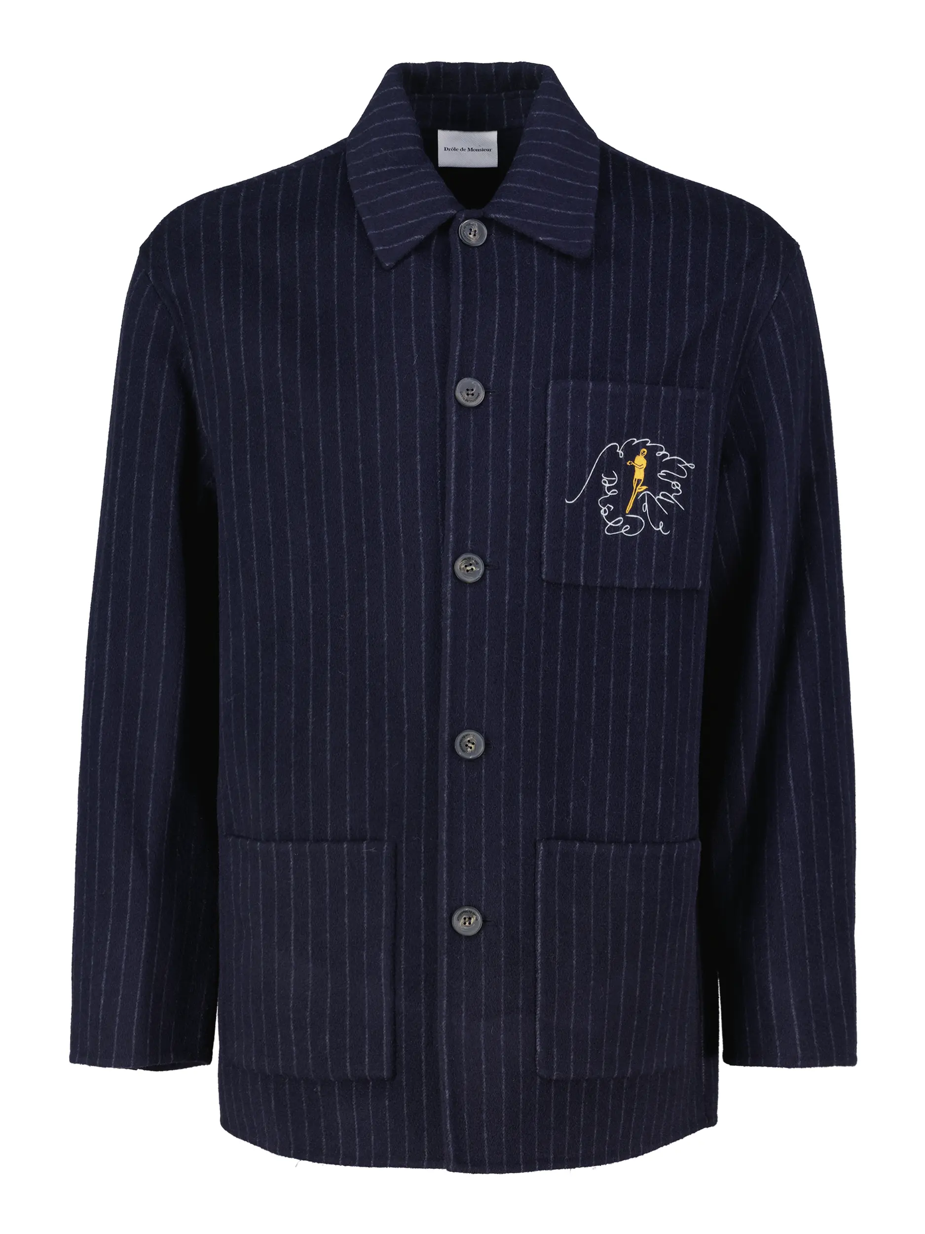 Overshirt - Artikel Vorderseite - Farbe: Blau