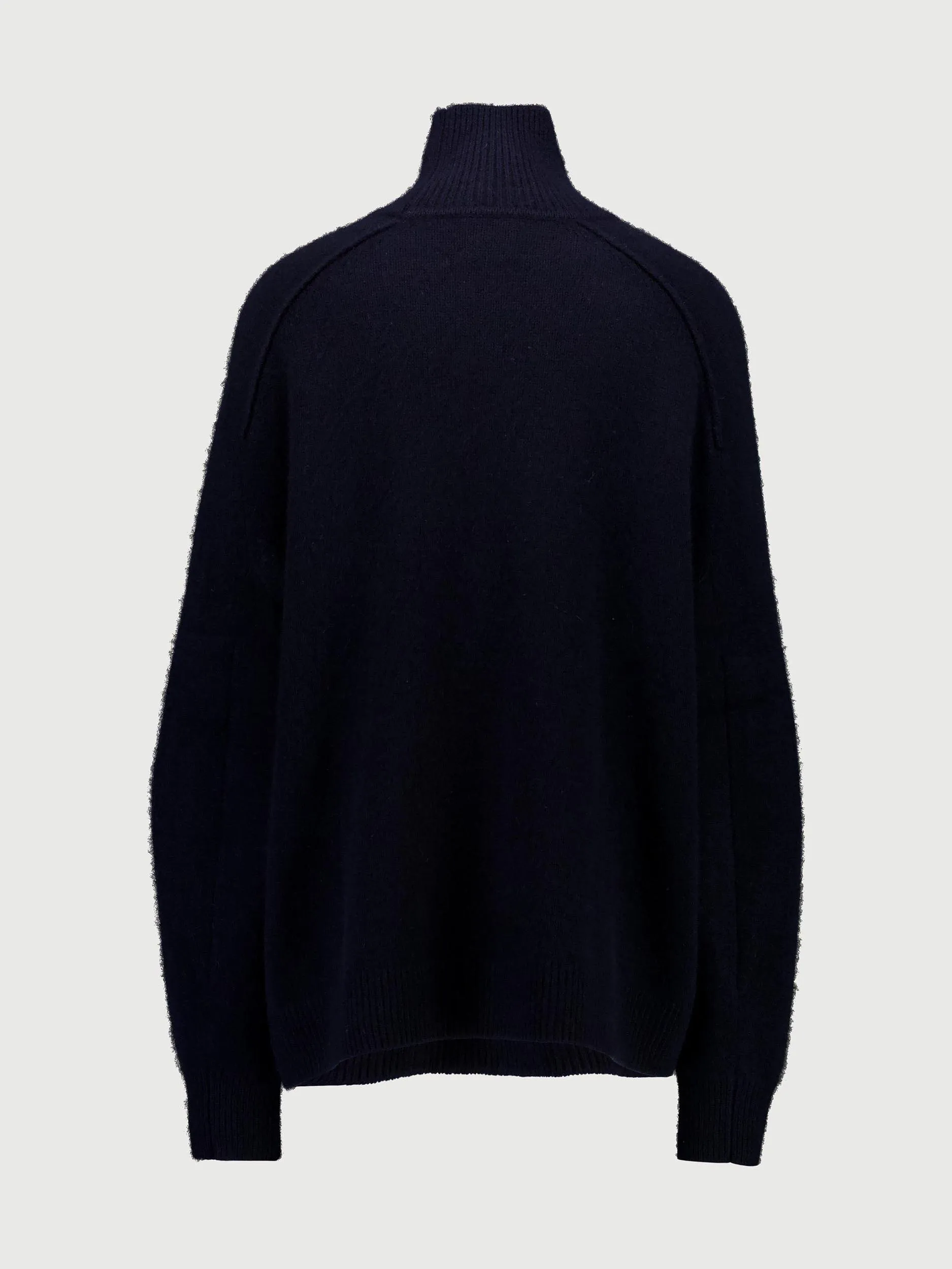 Pullover aus Kaschmir - Artikel Rückseite - Farbe: Blau