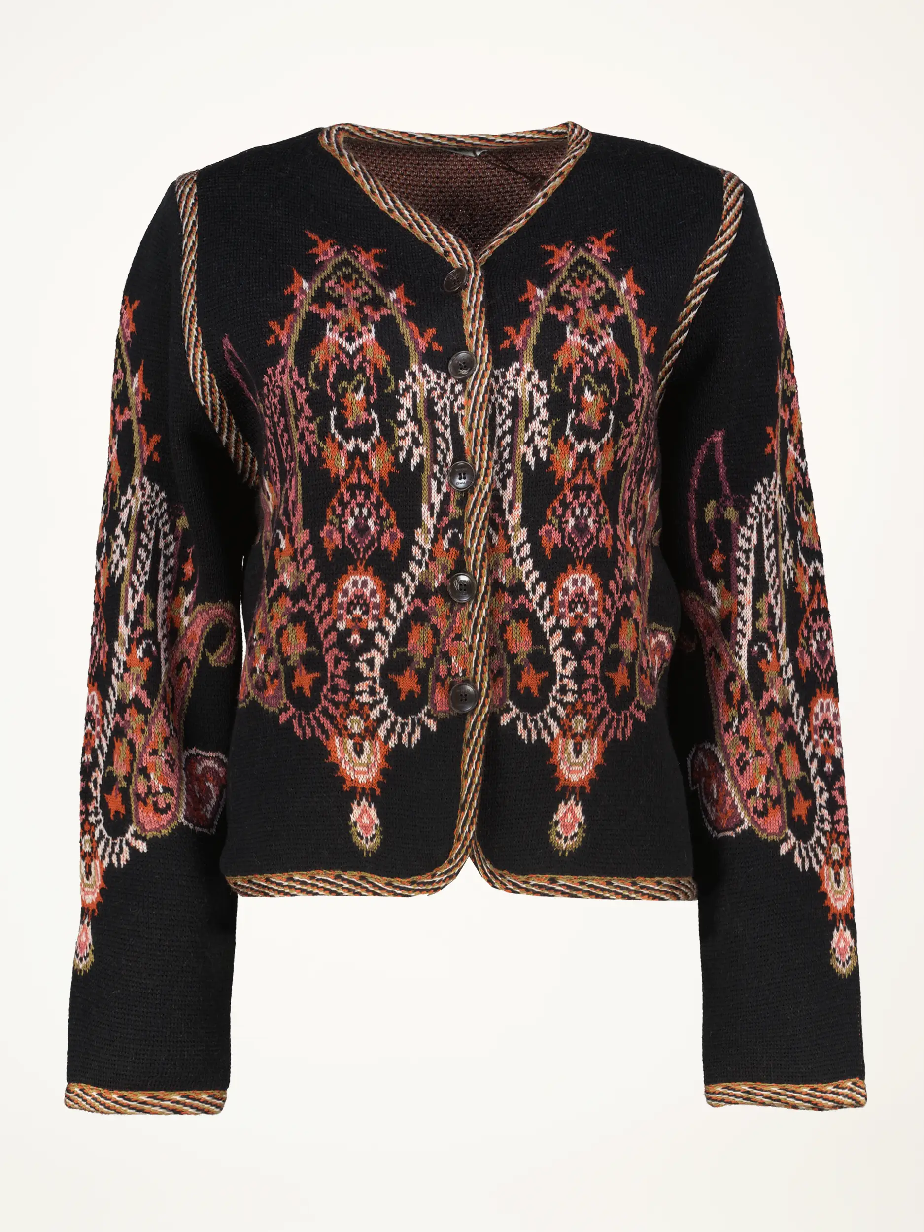 Strickjacke aus Woll-Mix - Artikelansicht - Farbe: Schwarz