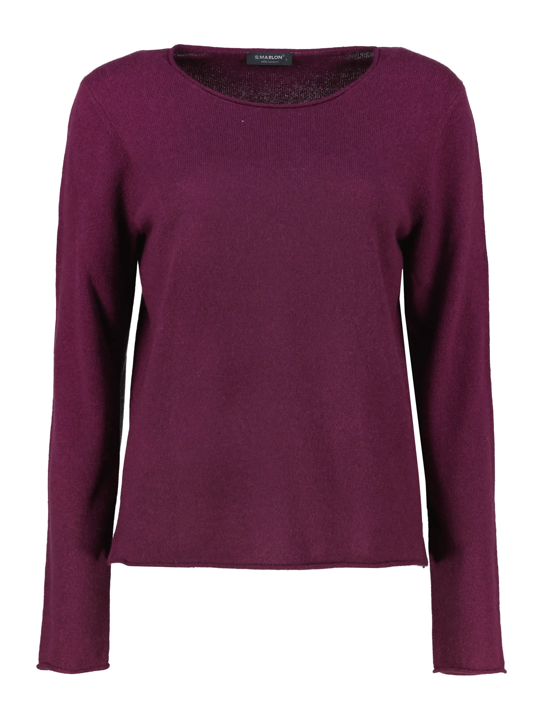 Pullover aus Kaschmir langarm - Artikel Vorderseite - Farbe: Rot