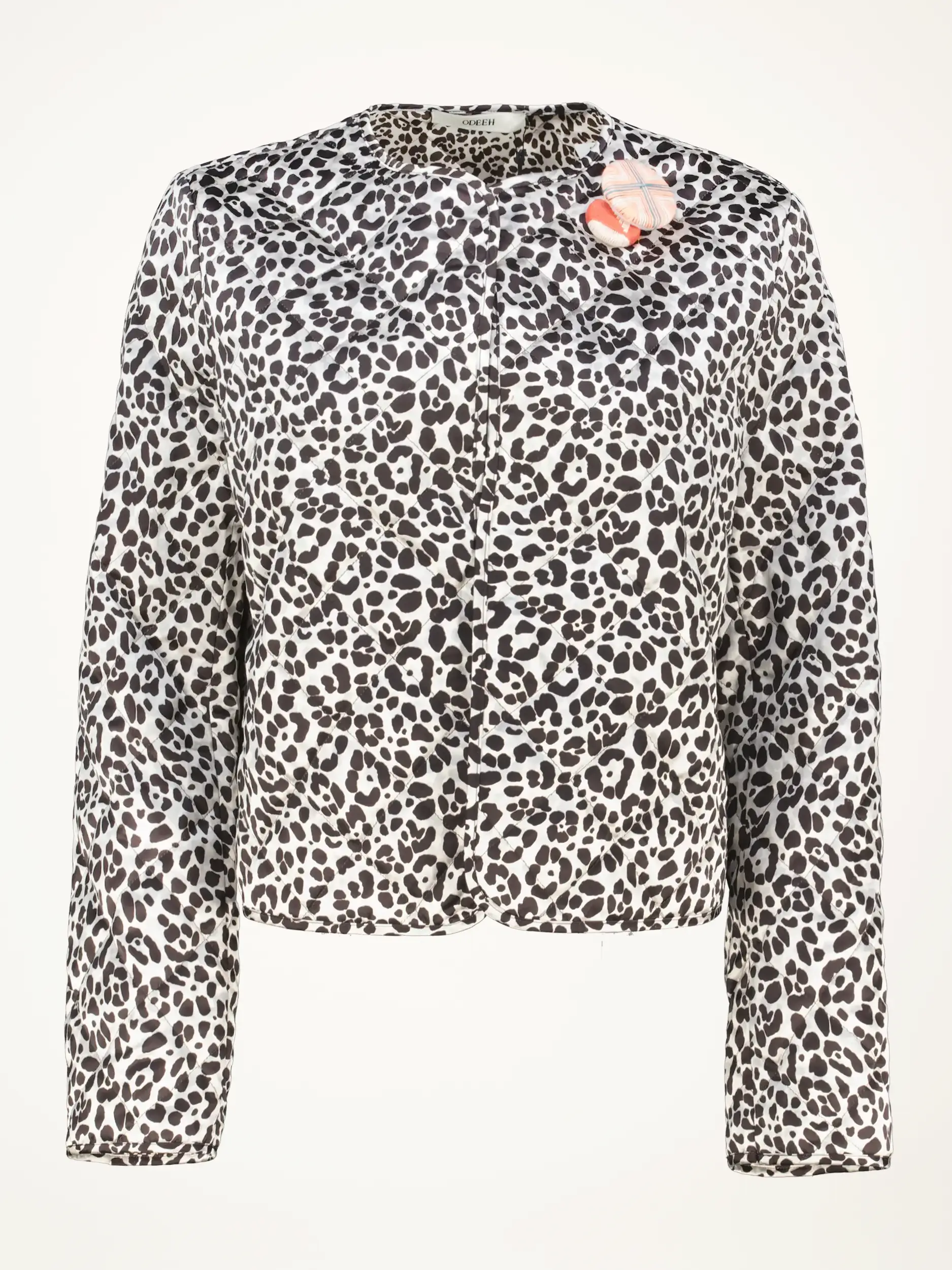 Gemusterte Steppjacke  - Artikelansicht - Farbe: Braun