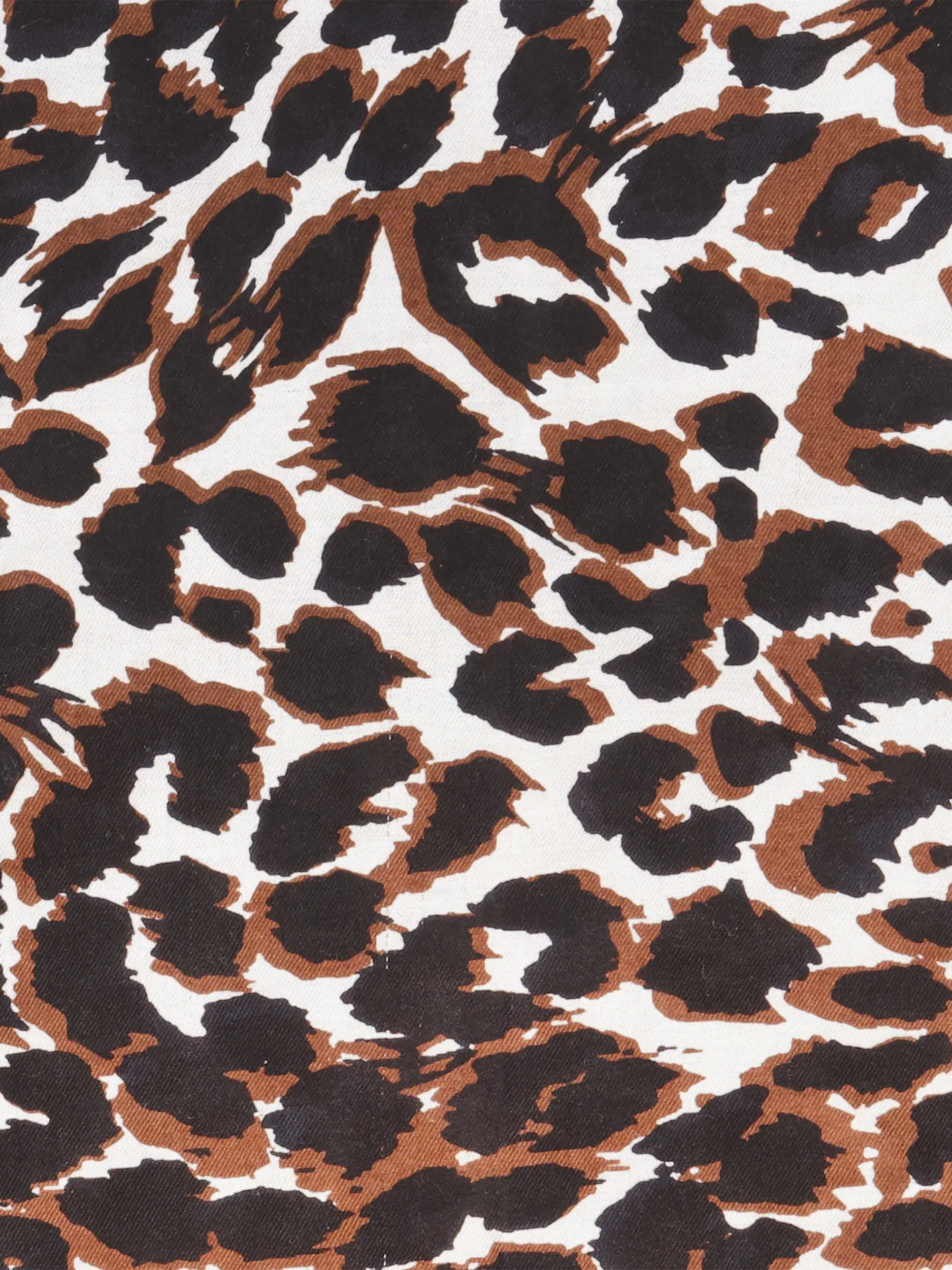 Tuch mit Leo-Print aus Seide - Artikel weitere Detailansicht 1 - Farbe: Braun