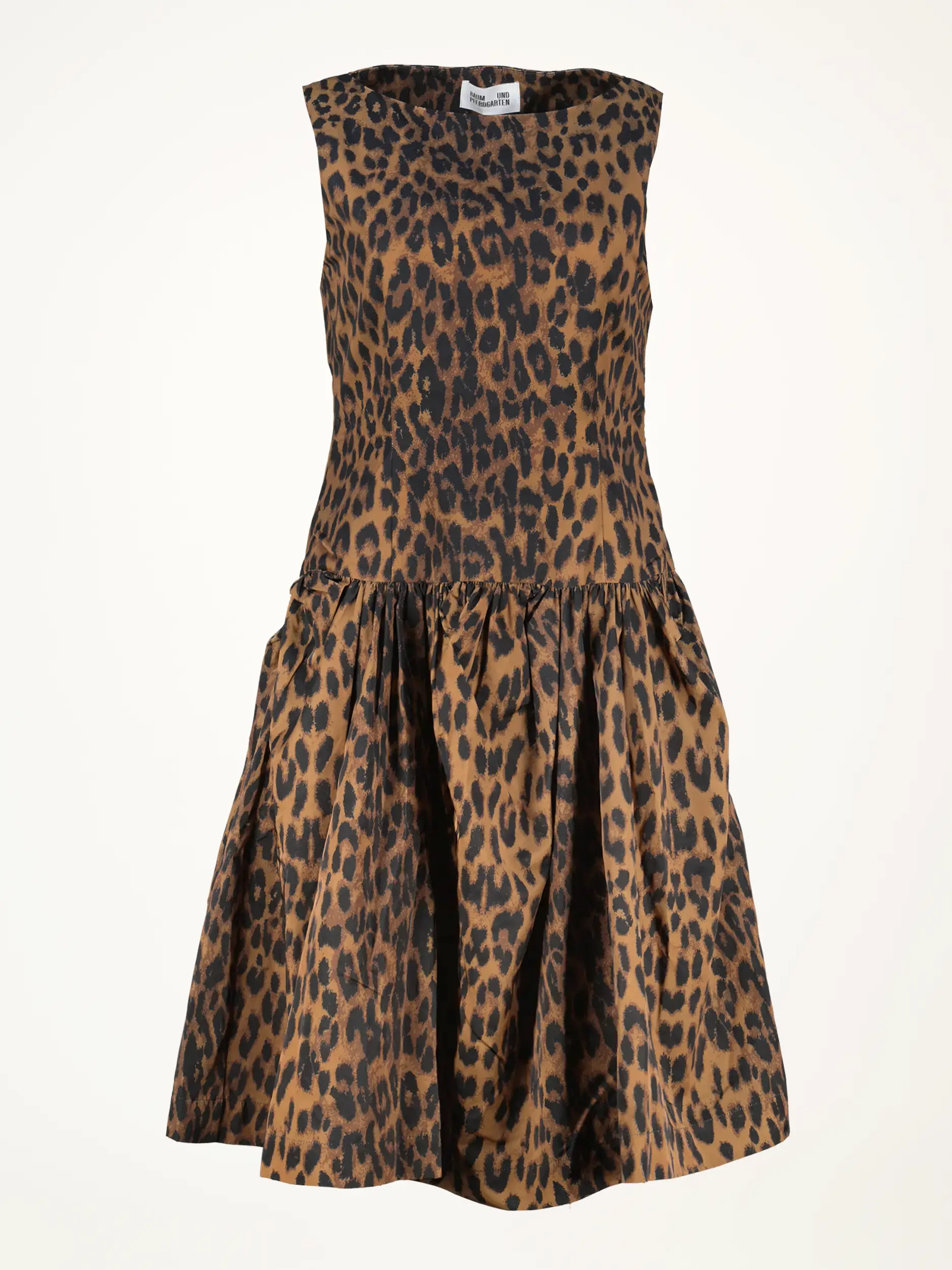 Midi Kleid ärmellos - Artikelansicht - Farbe: Braun