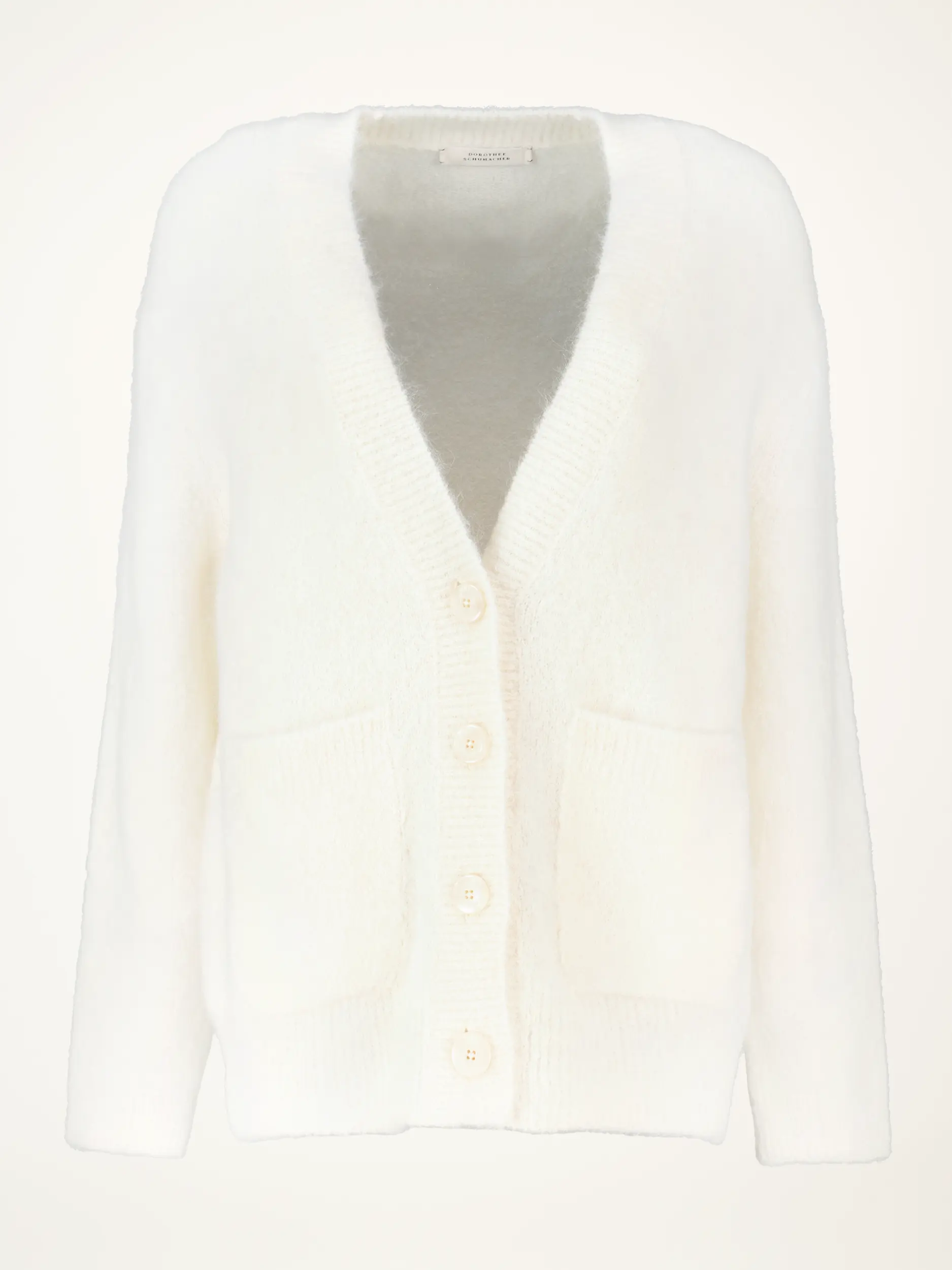Strickjacke 'Loving Touch' aus Alpaka - Artikelansicht - Farbe: Creme