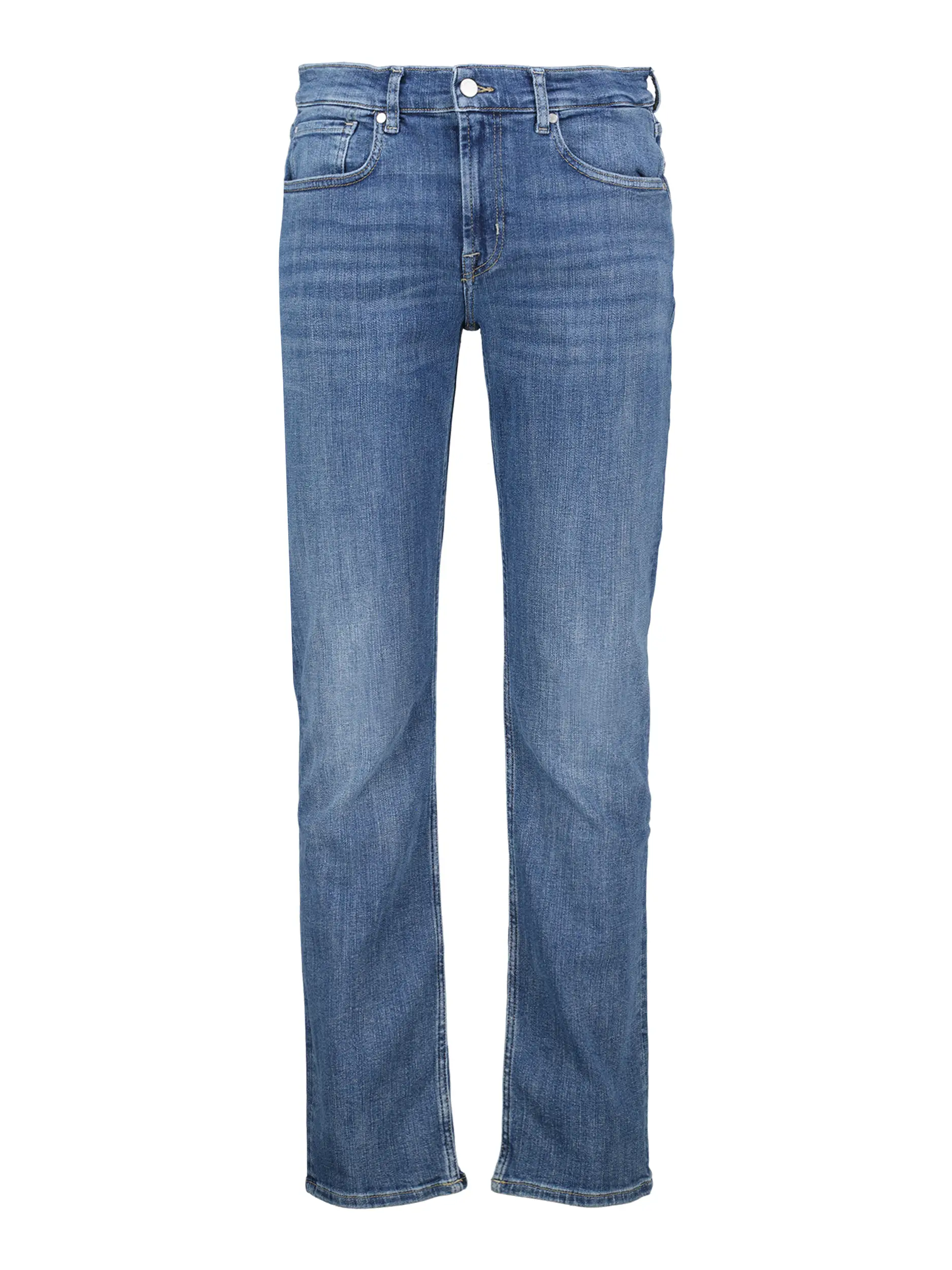 Mid Rise Straight Leg Jeans - Artikel Vorderseite - Farbe: Blau