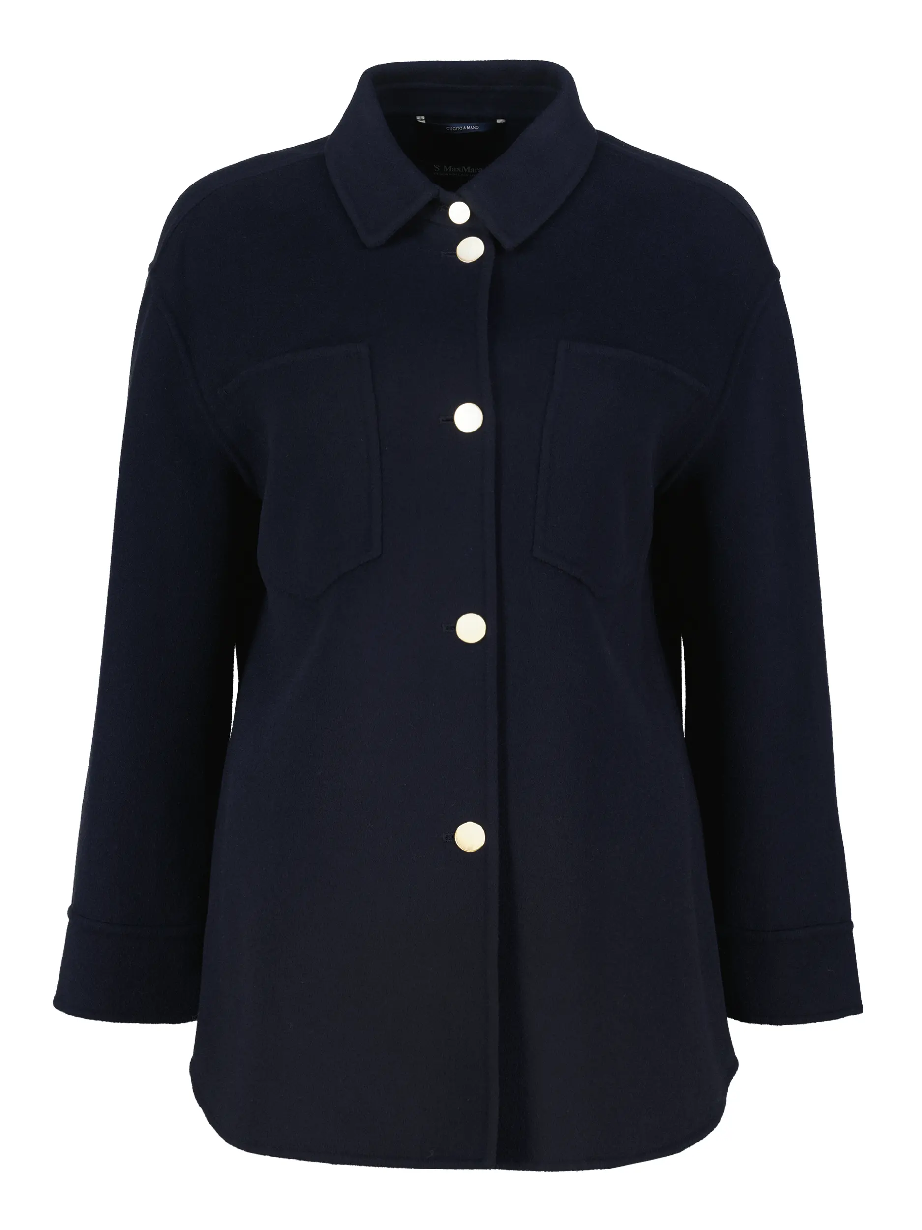 Wolljacke 'Eleonora' - Artikel Vorderseite - Farbe: Blau
