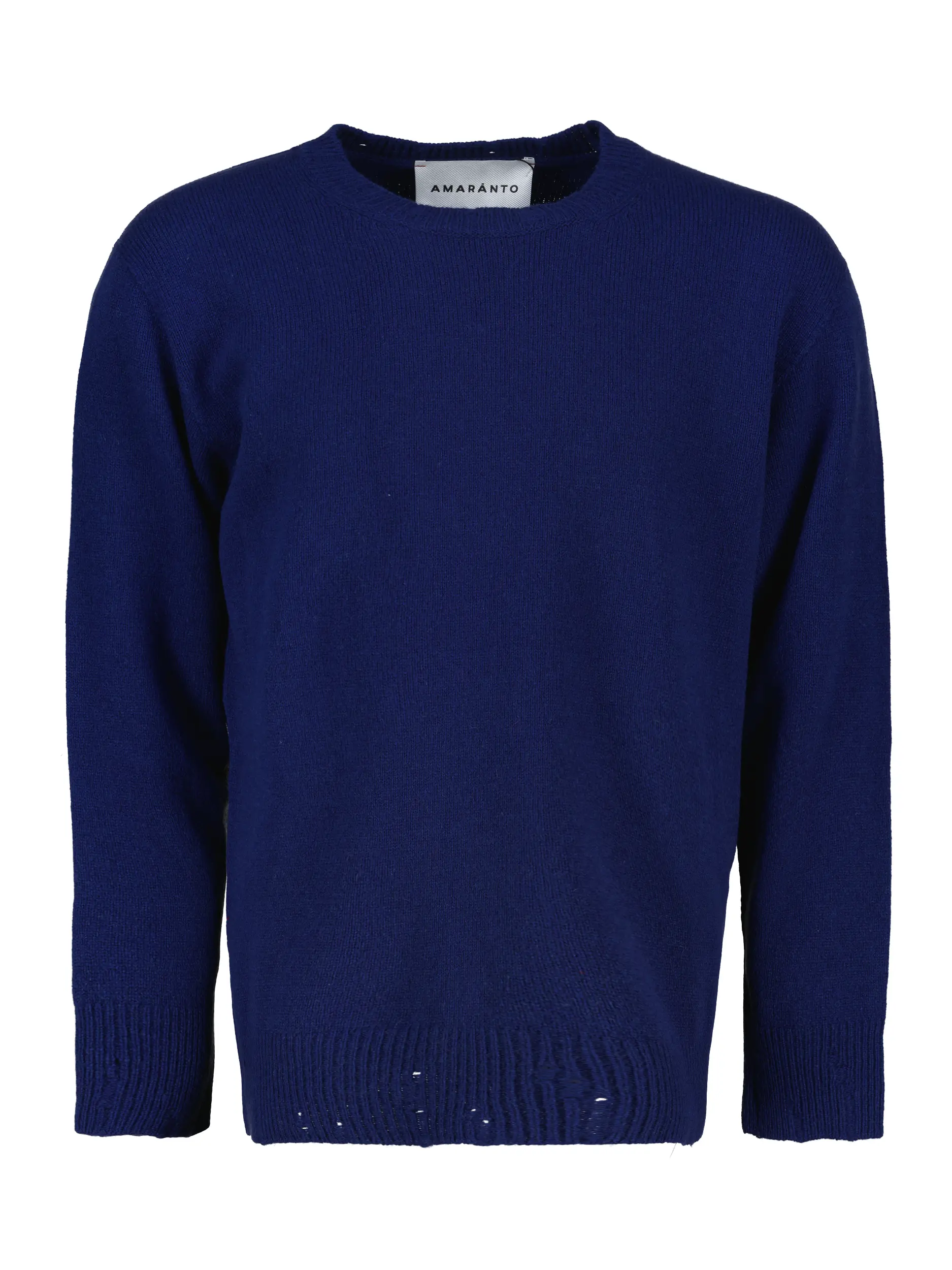 Pullover aus Kaschmir-Woll-Mix langarm - Artikel Vorderseite - Farbe: Blau