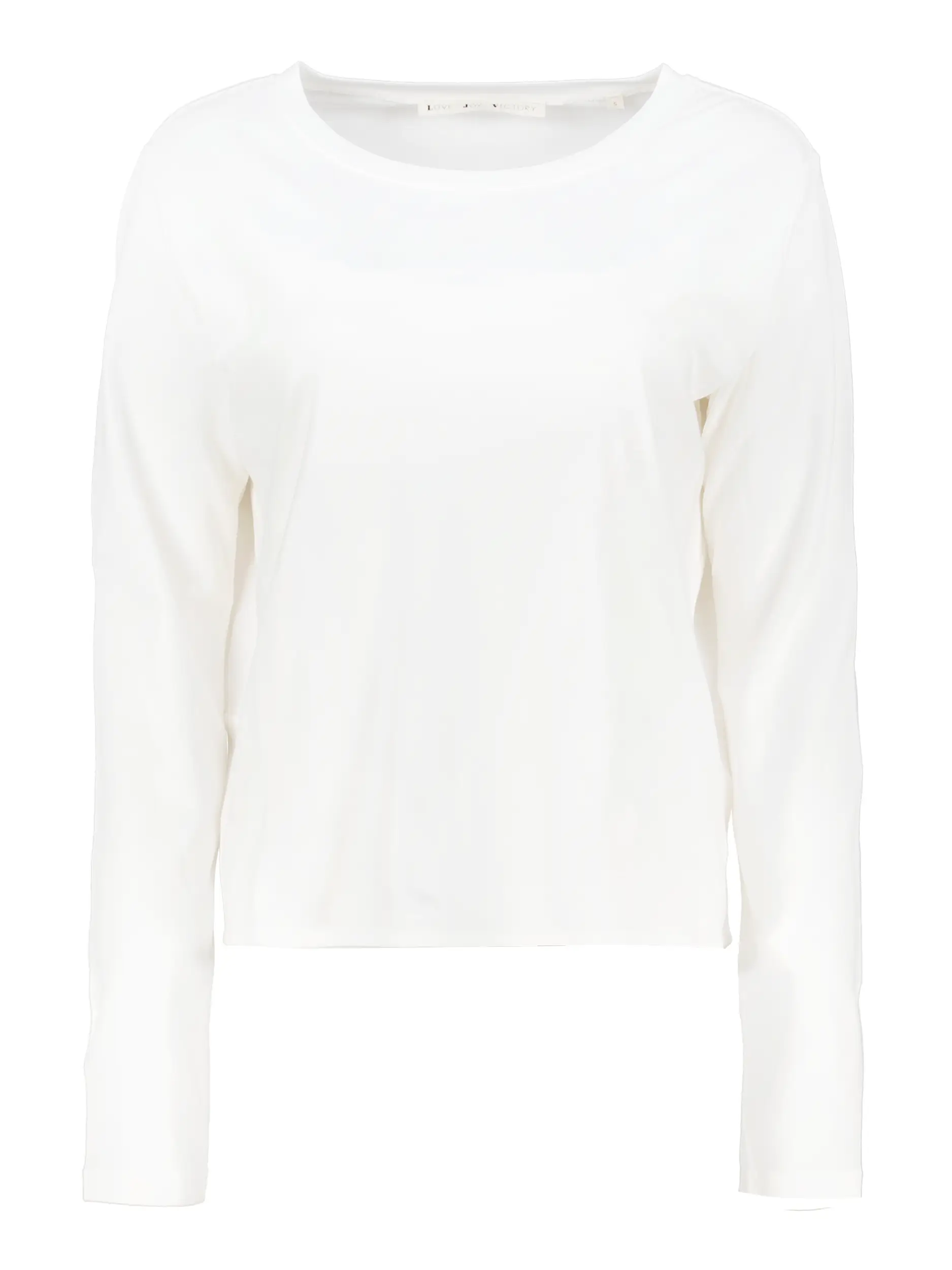 Langarmshirt  - Artikel Vorderseite - Farbe: Creme