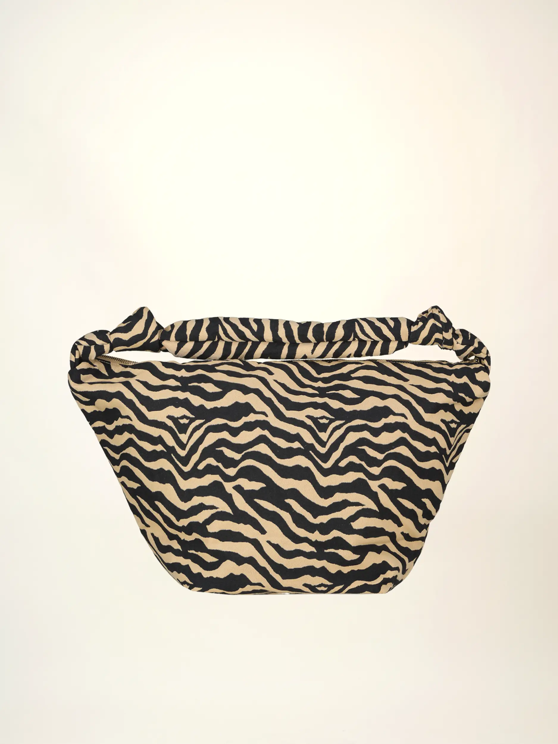Tasche mit Zebramuster - Artikel Rückseite - Farbe: Braun