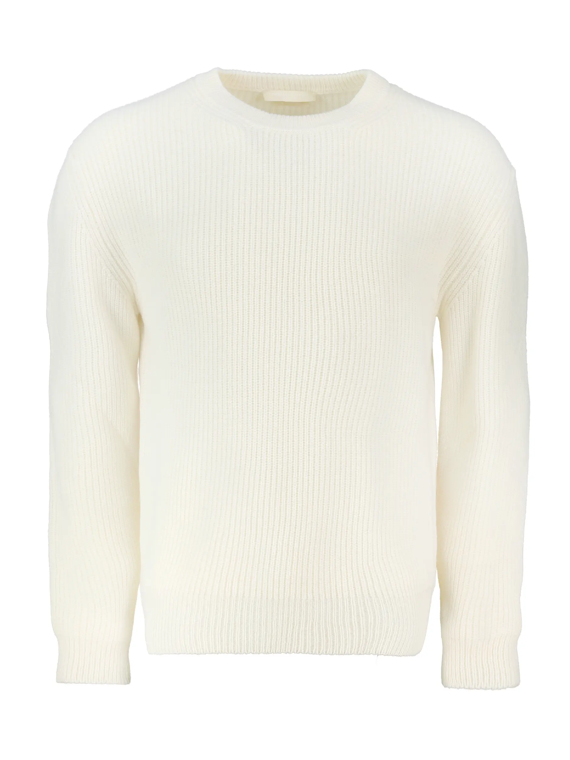 Rippstrickpullover aus Kaschmir langarm - Artikel Vorderseite - Farbe: Creme