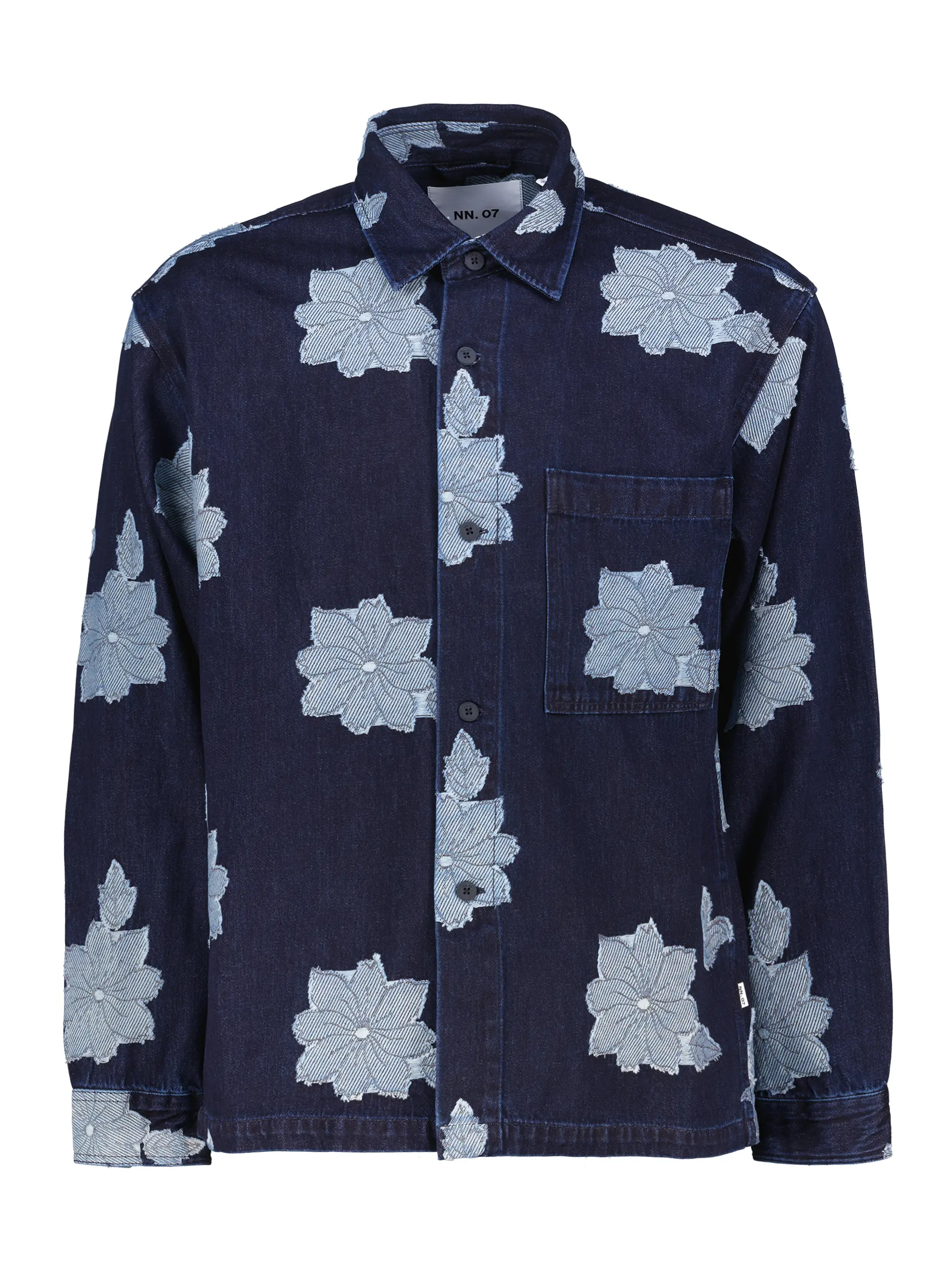 Overshirt 'Adwin' - Artikel Vorderseite - Farbe: Blau