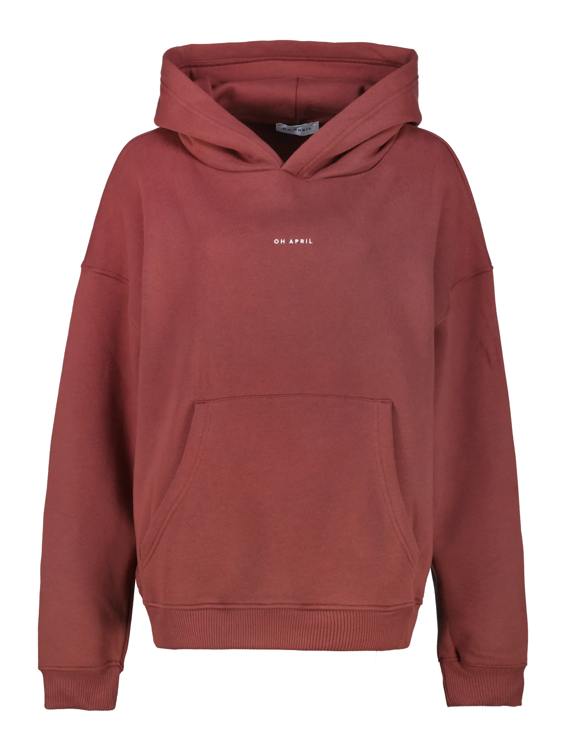 Sweatshirt 'Boyfriend' - Artikel Vorderseite - Farbe: Rot