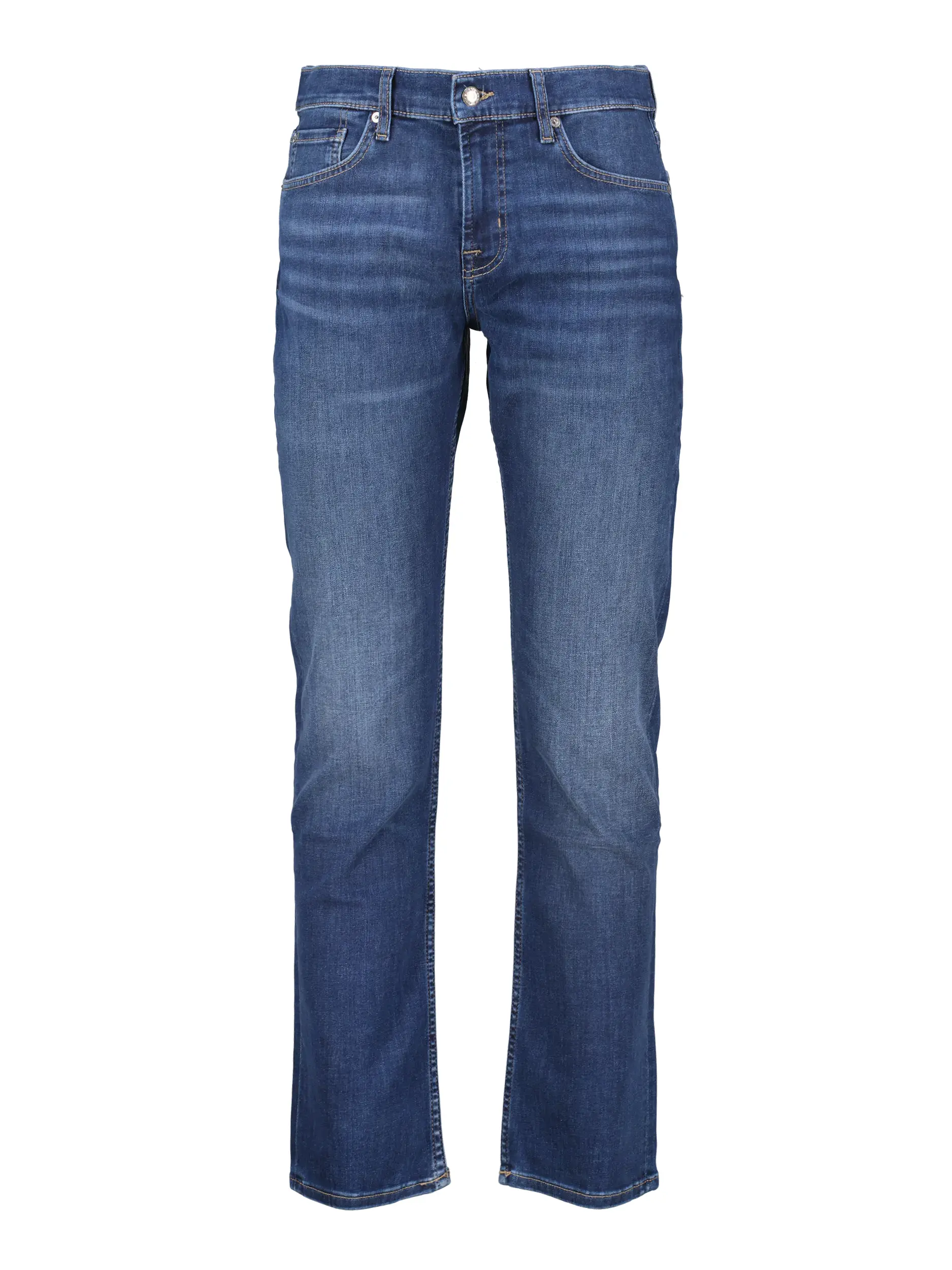 Mid Rise Slim Fit Jeans - Artikel Vorderseite - Farbe: Blau