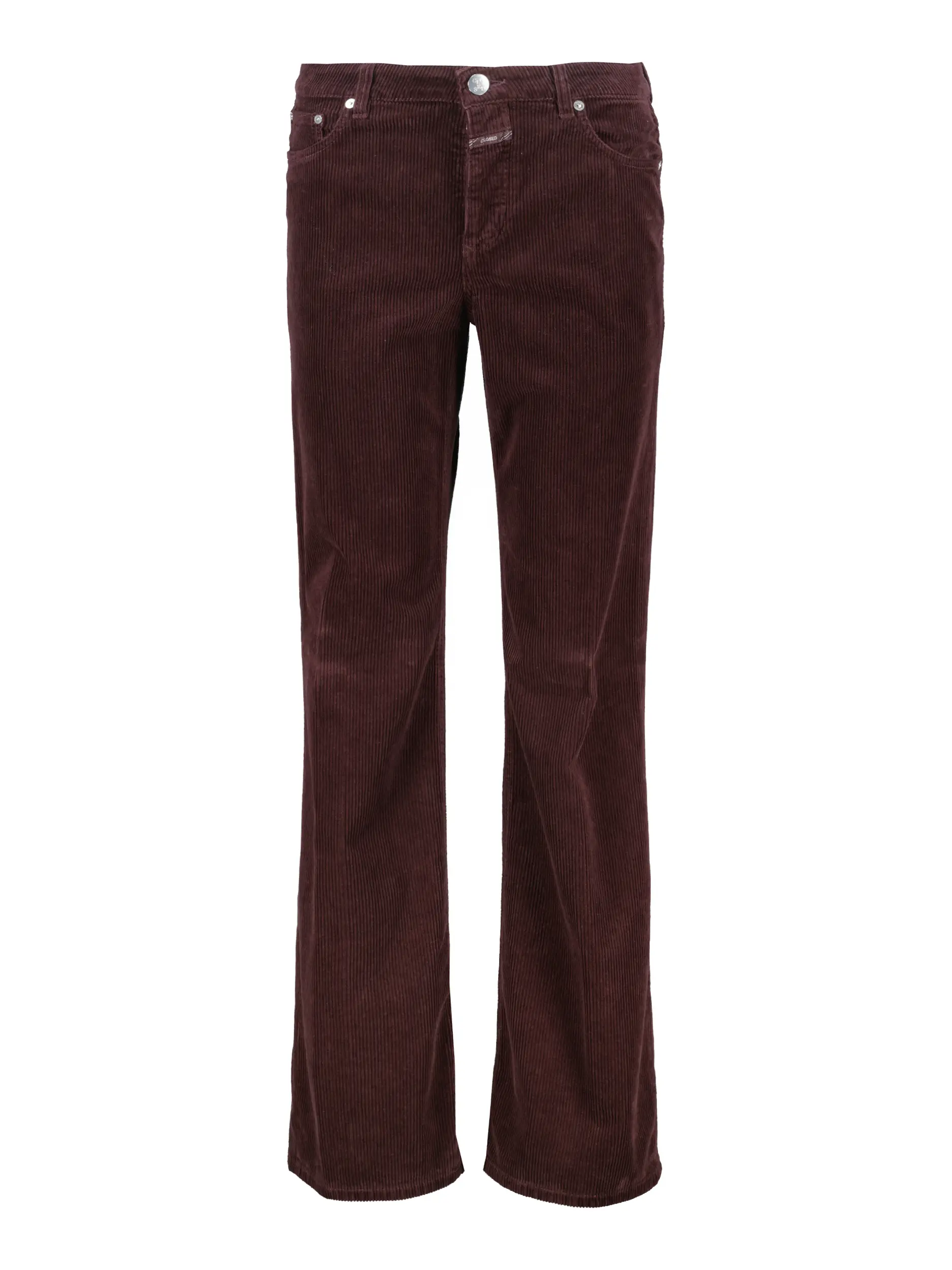 Cordhose - Artikel Vorderseite - Farbe: Rot