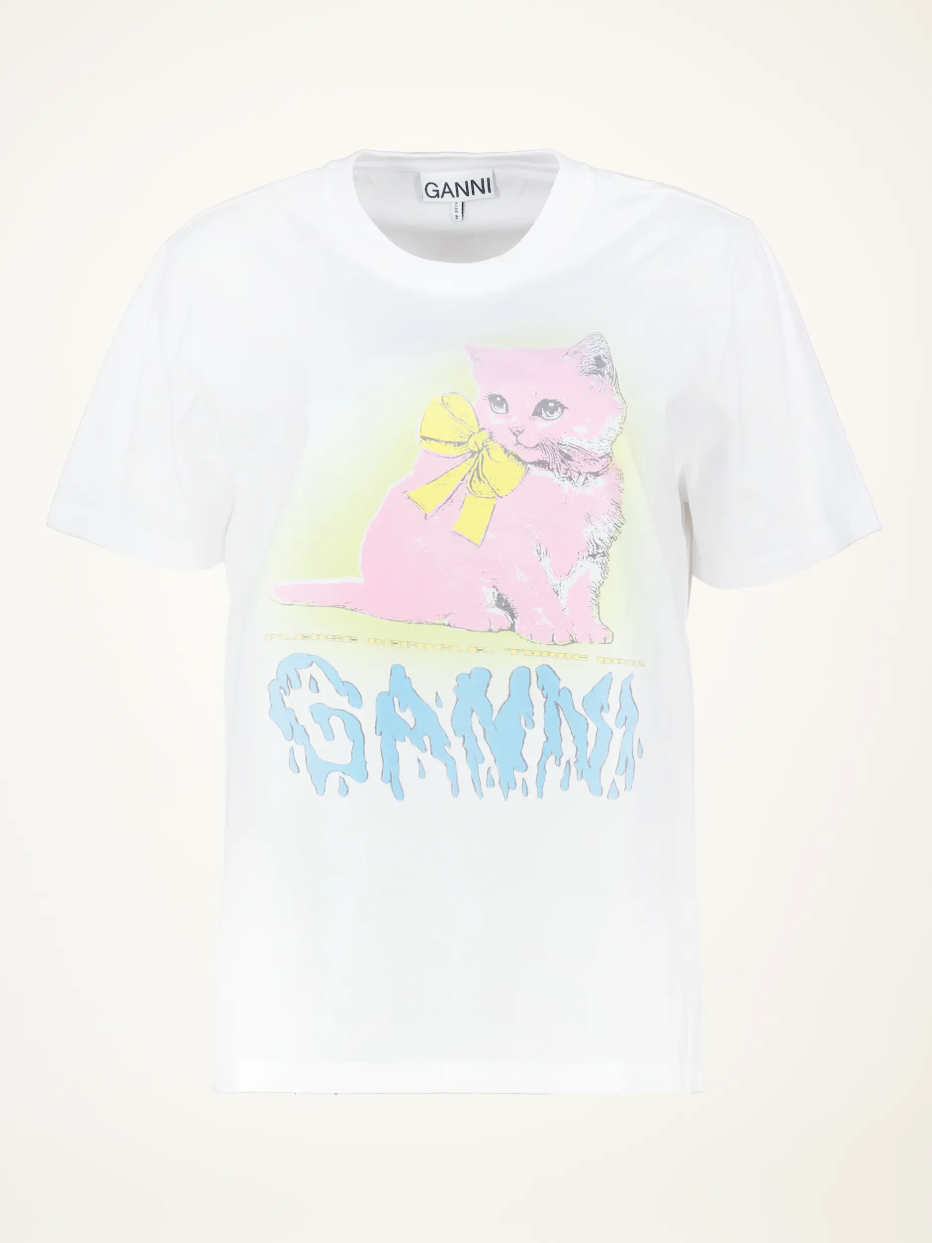 T-Shirt mit Logo-Print - Artikelansicht - Farbe: Weiß
