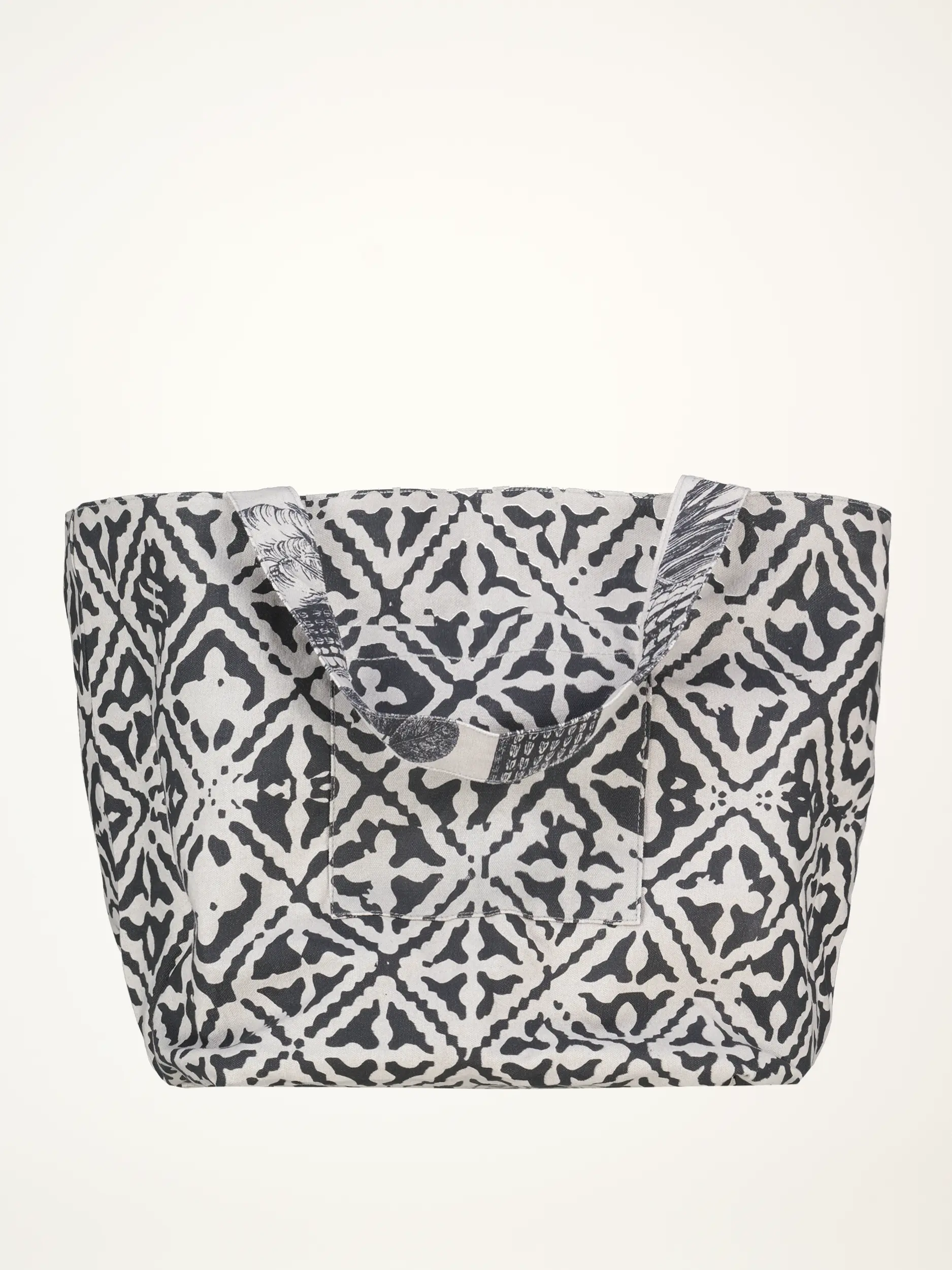 Canvas Wendetasche - Artikel Rückseite - Farbe: Braun
