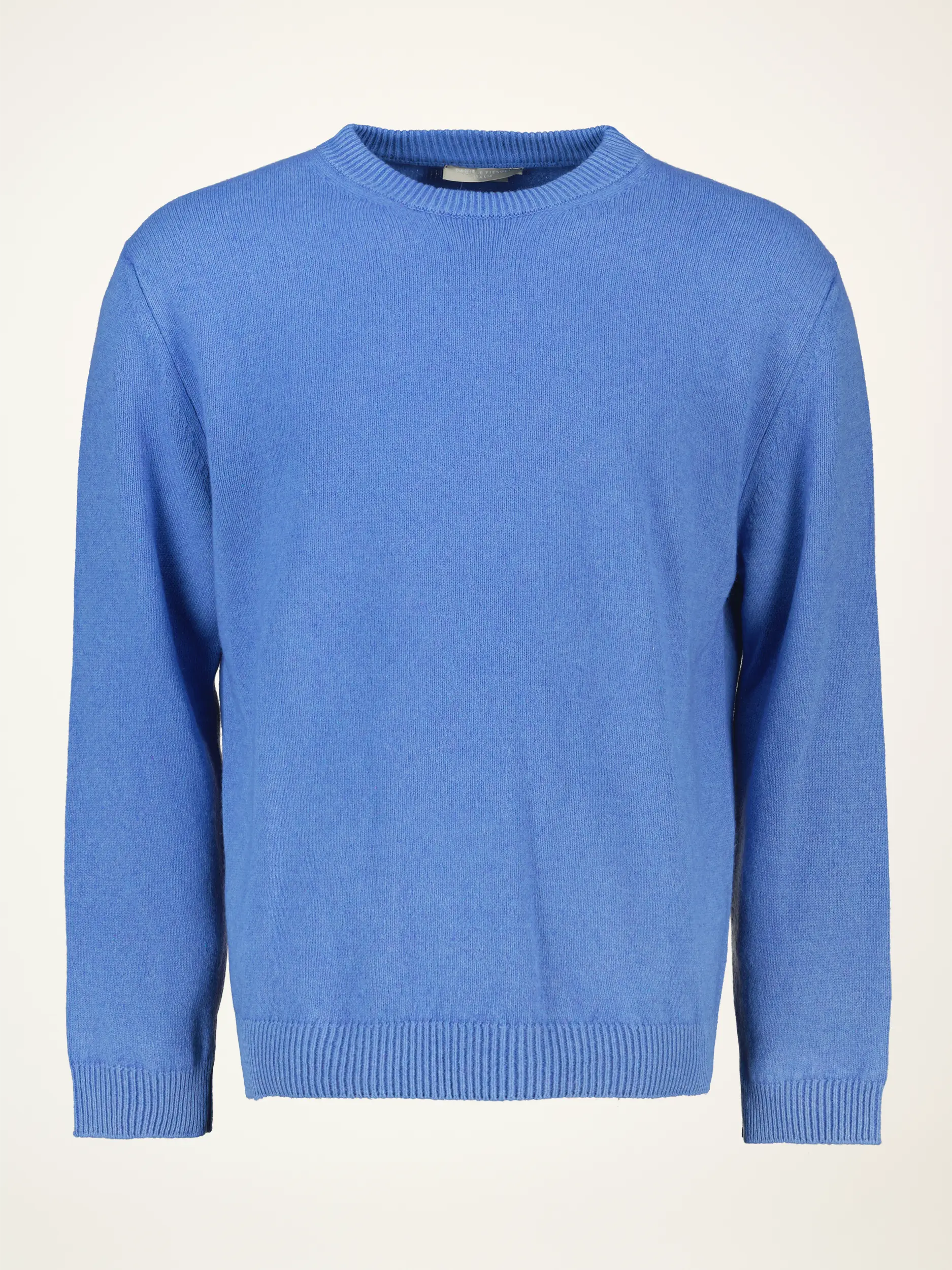 Pullover aus Kaschmir langarm - Artikelansicht - Farbe: Blau