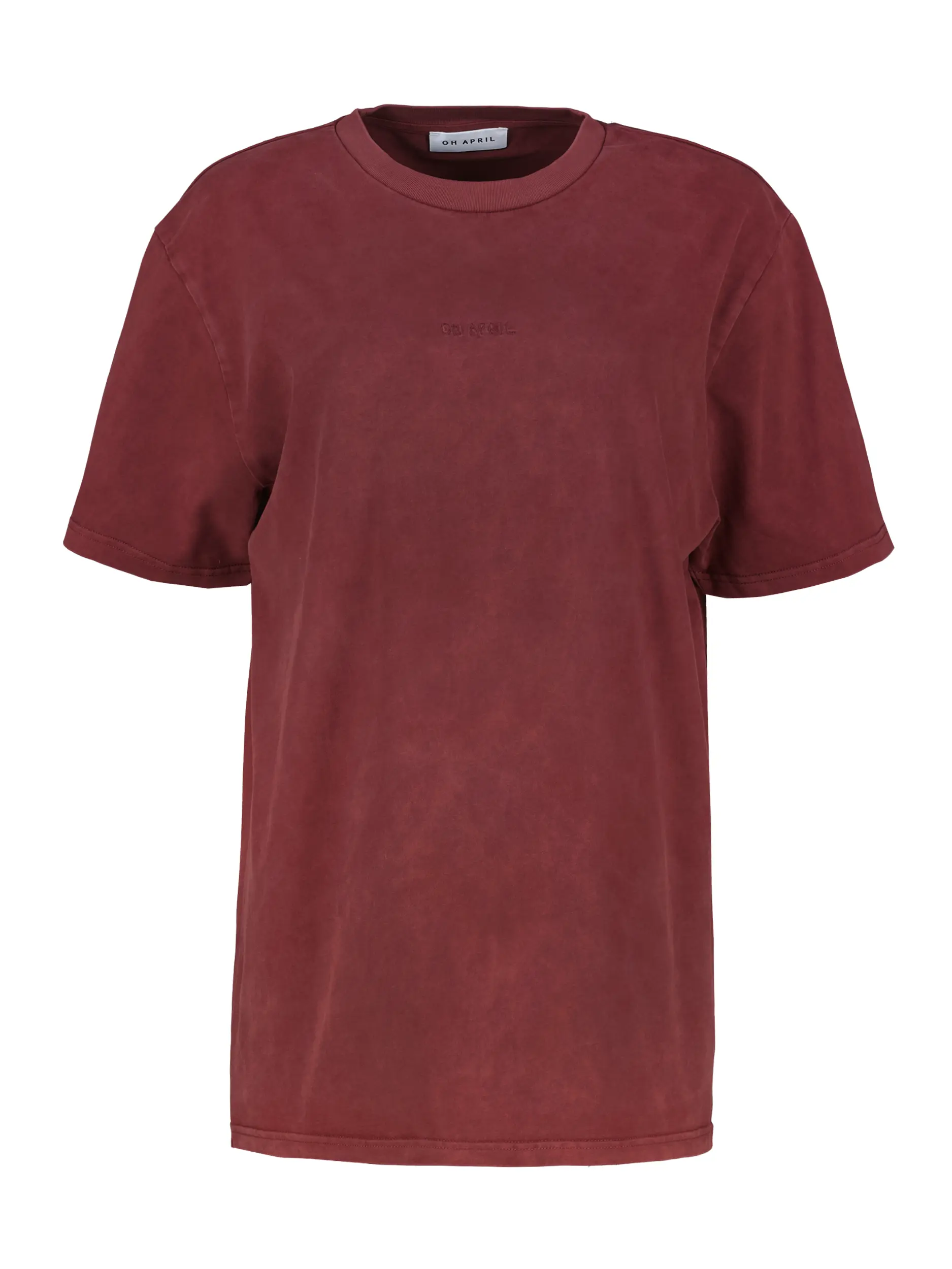 Oversized T-Shirt 'Muse' - Artikel Vorderseite - Farbe: Rot