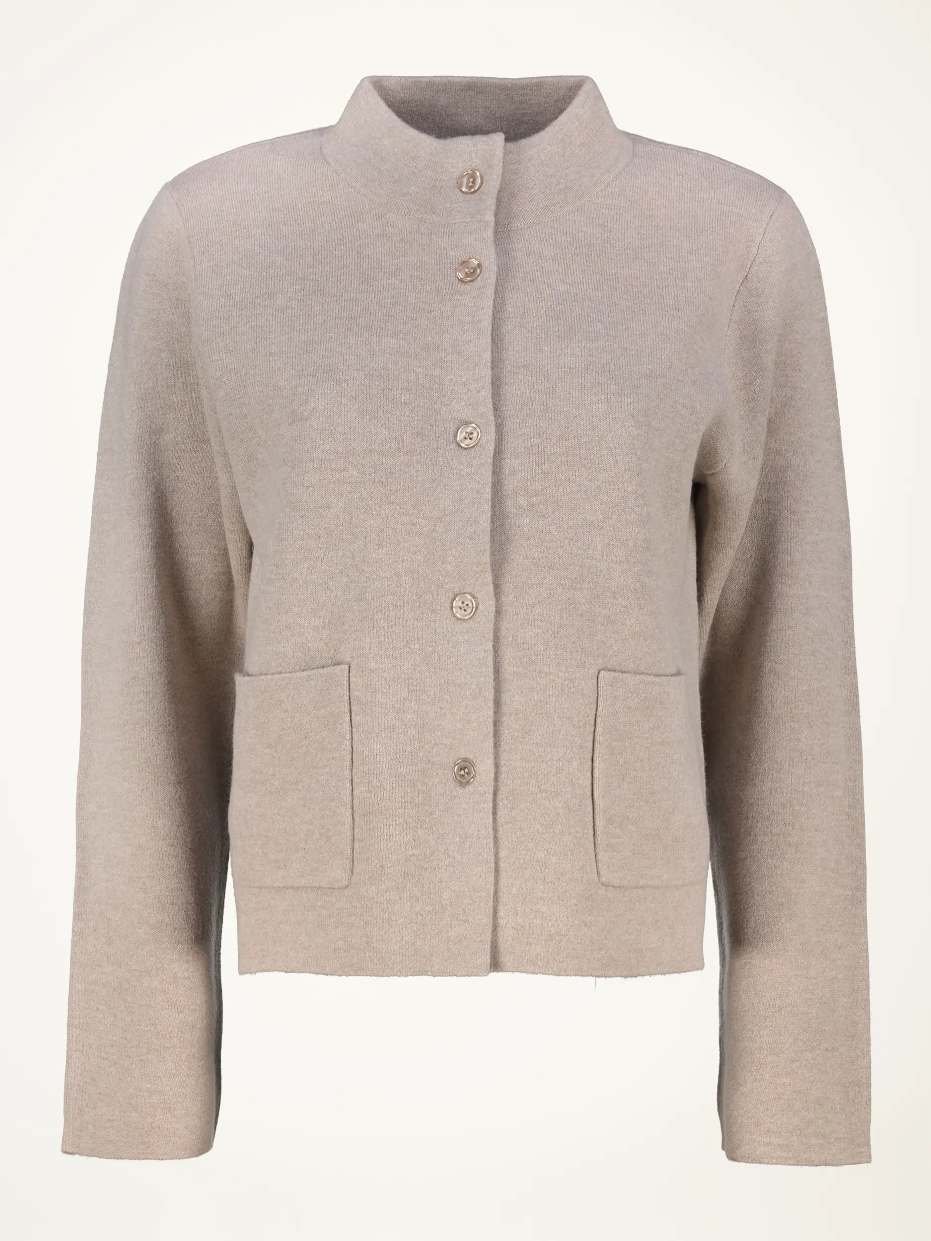 Strickjacke aus Wolle - Artikelansicht - Farbe: Braun