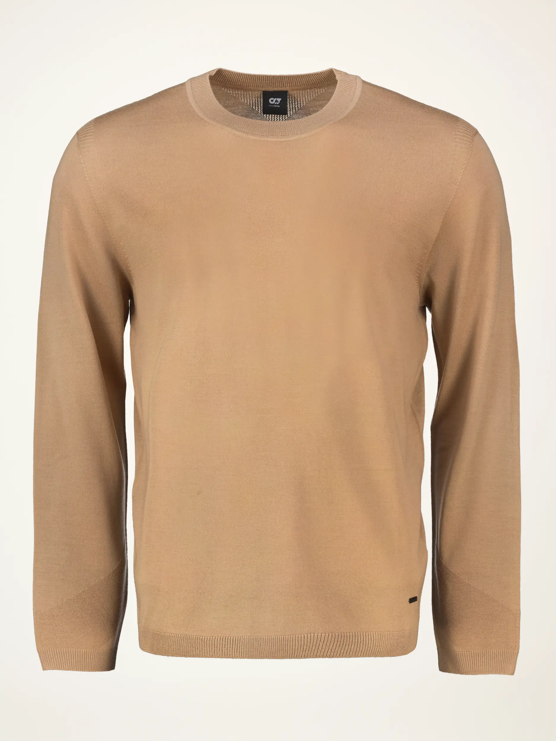 Pullover 'Foton' aus Wolle langarm - Artikelansicht - Farbe: Braun