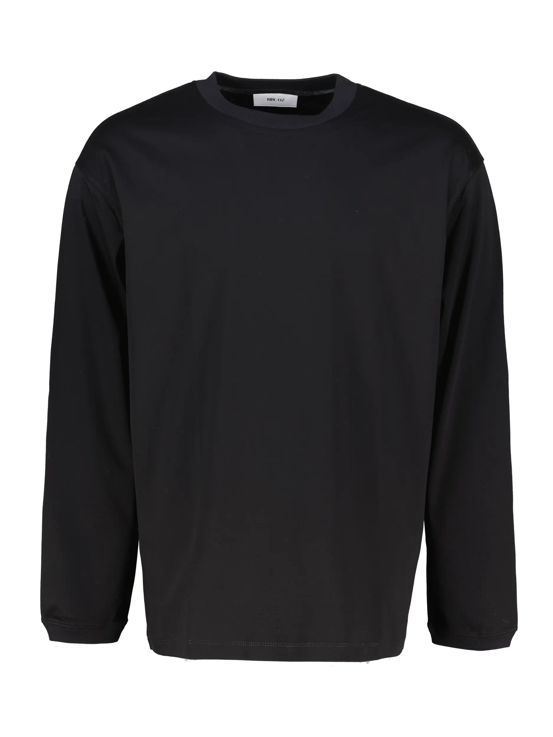 Langarmshirt 'Lionel' - Artikel Vorderseite - Farbe: Schwarz