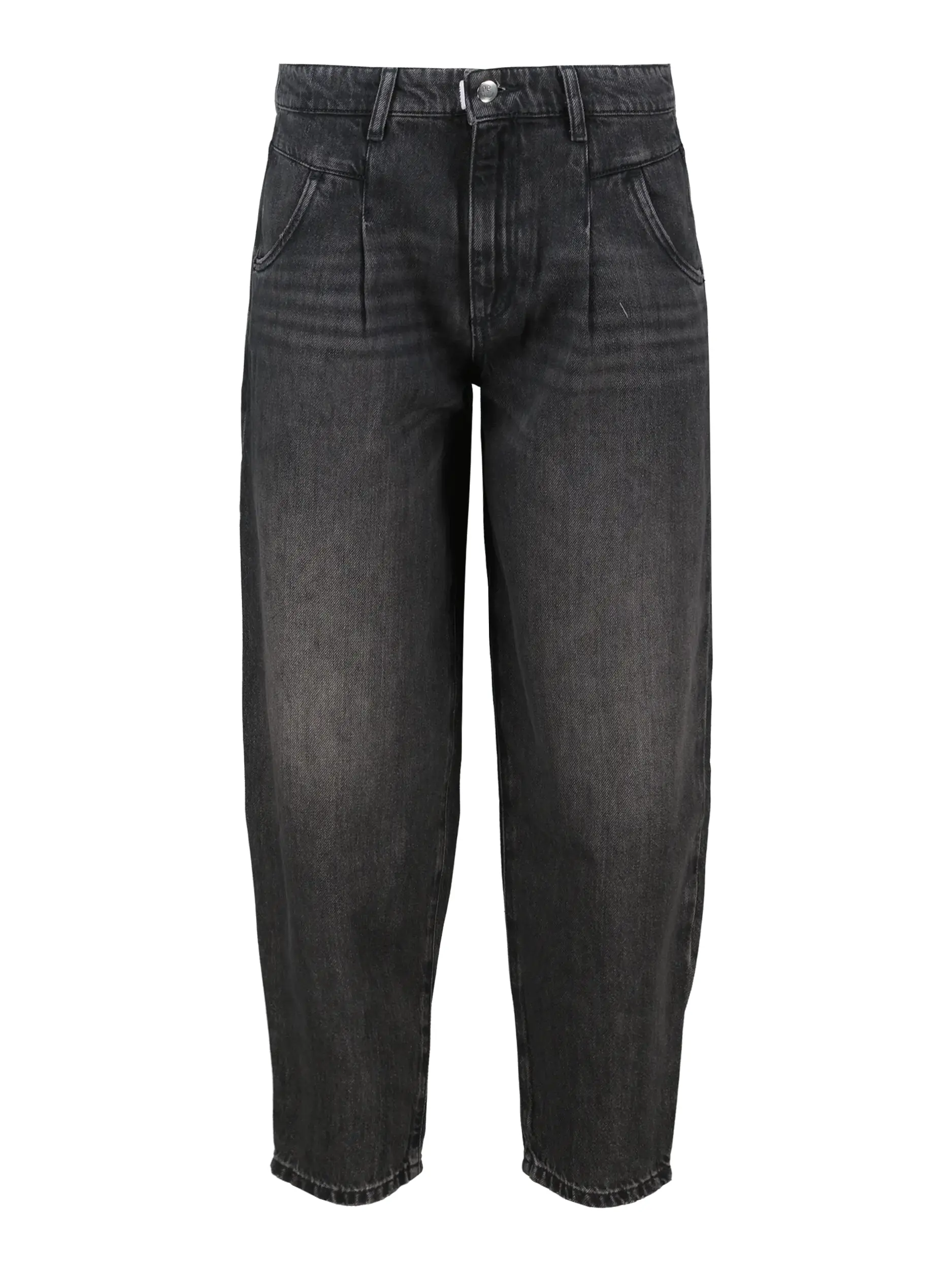 High Rise O-Shape Jeans 'The O Shape' - Artikel Vorderseite - Farbe: Grau