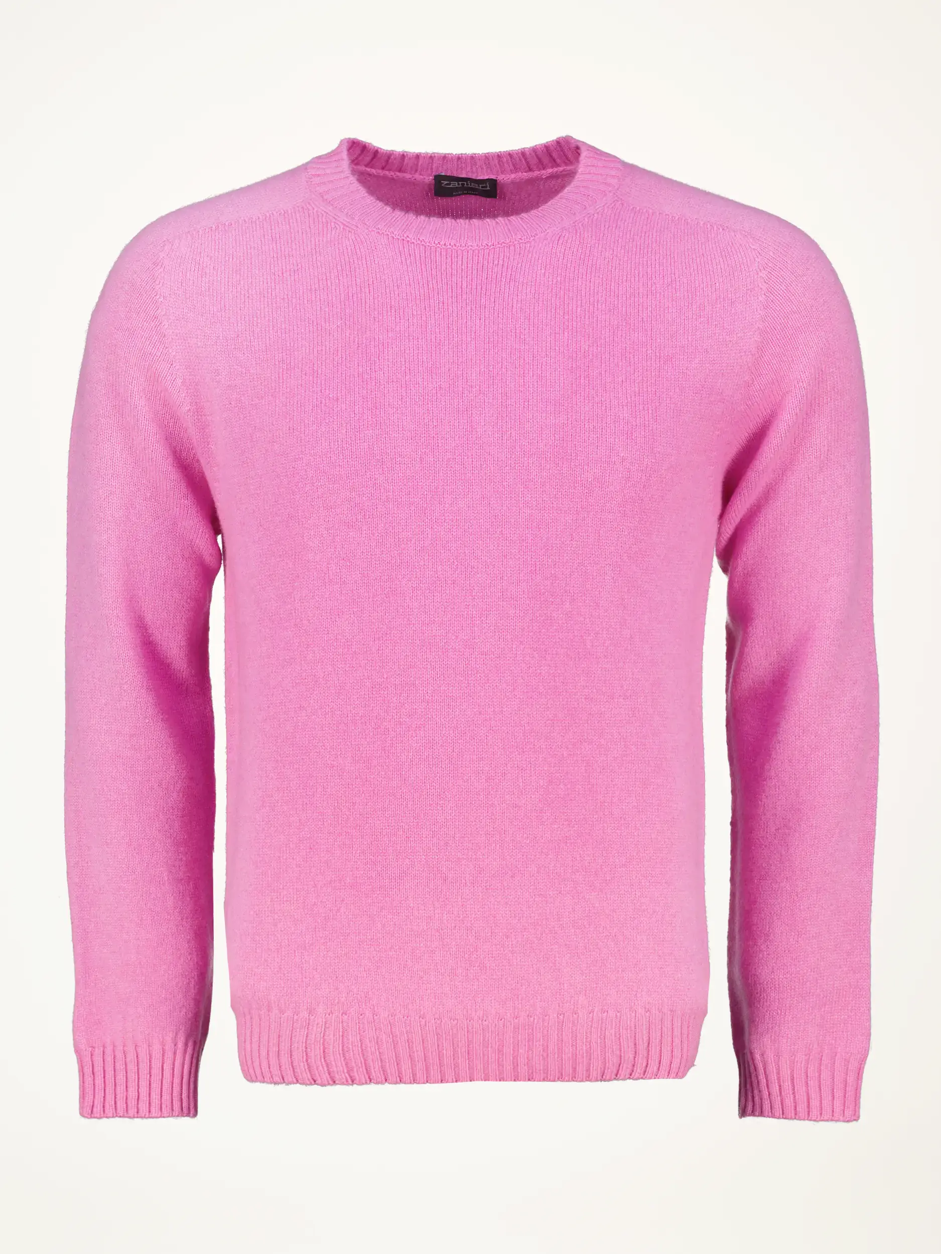 Pullover aus Kaschmir langarm - Artikelansicht - Farbe: Rosa&Pink