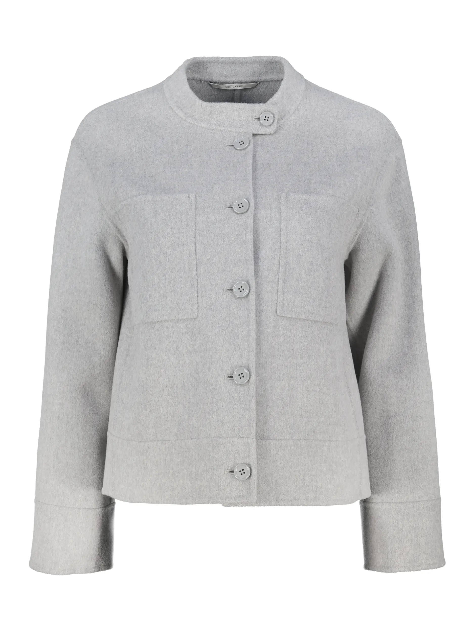 Wolljacke 'Sarah' - Artikel Vorderseite - Farbe: Grau