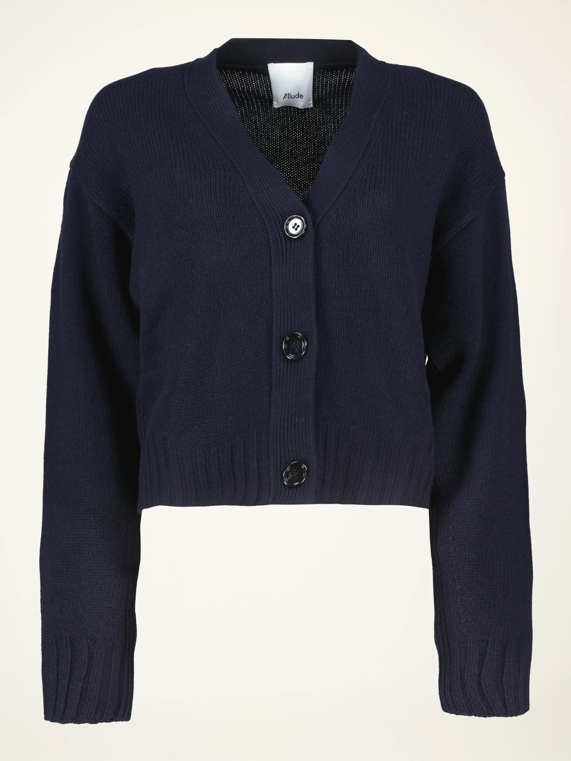 Strickjacke aus Wolle - Artikelansicht - Farbe: Blau Strickjacke aus Wolle - Artikelansicht - Farbe: Blau