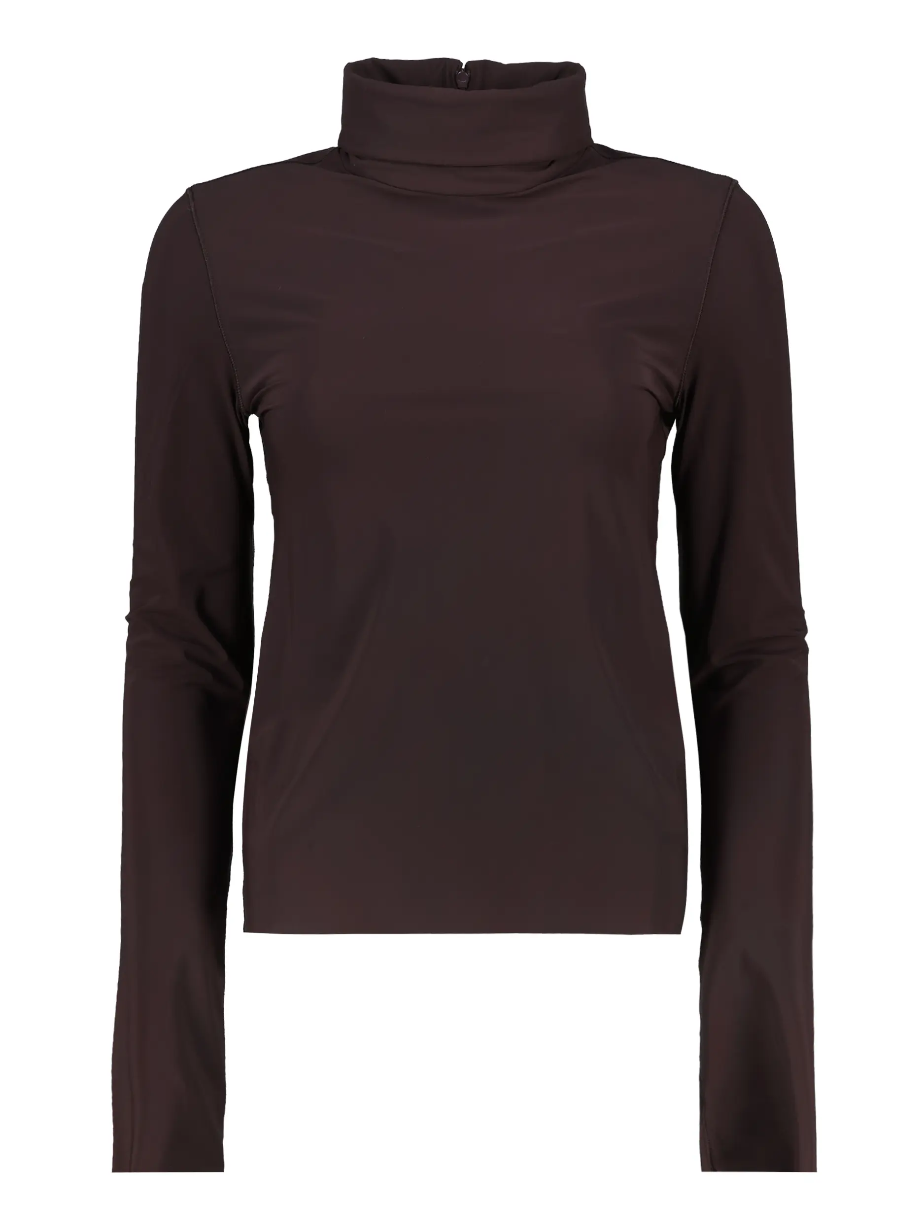 Langarmshirt  'Perfect Match' mit Rollkragen - Artikel Vorderseite - Farbe: Braun