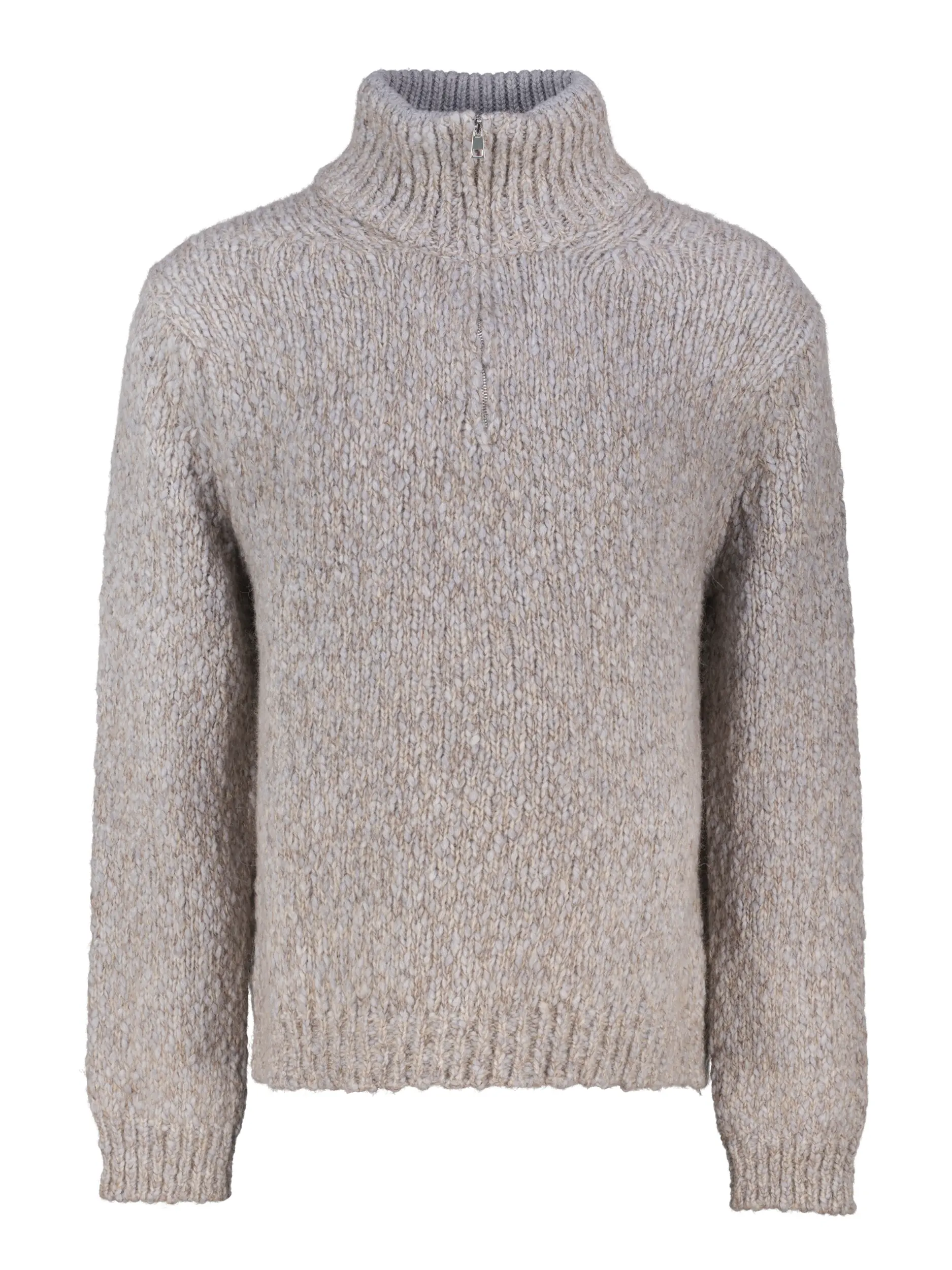 Pullover aus Woll-Mix langarm - Artikel Vorderseite - Farbe: Braun