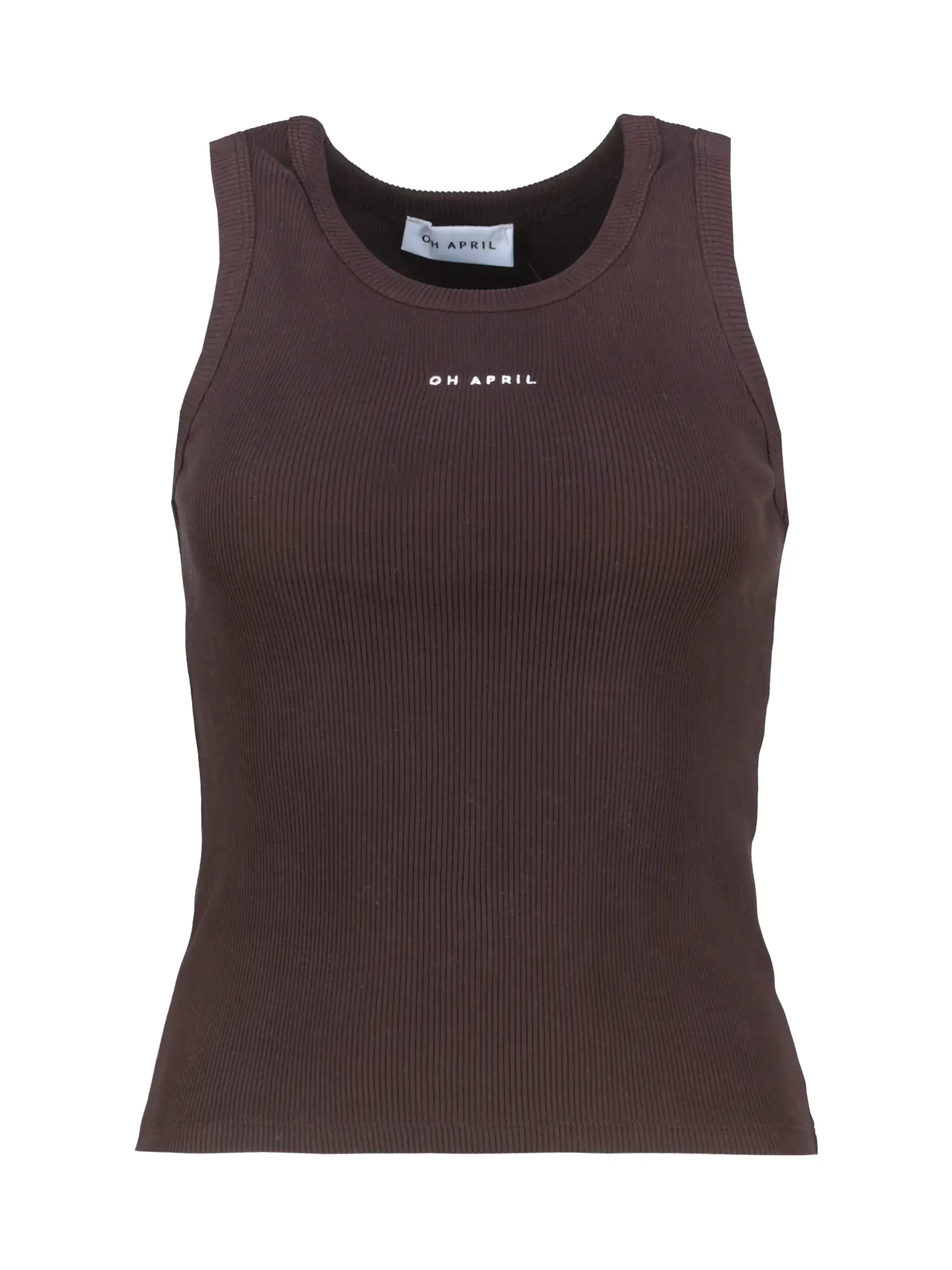 Rippstricktop 'Dara' - Artikel Vorderseite - Farbe: Braun