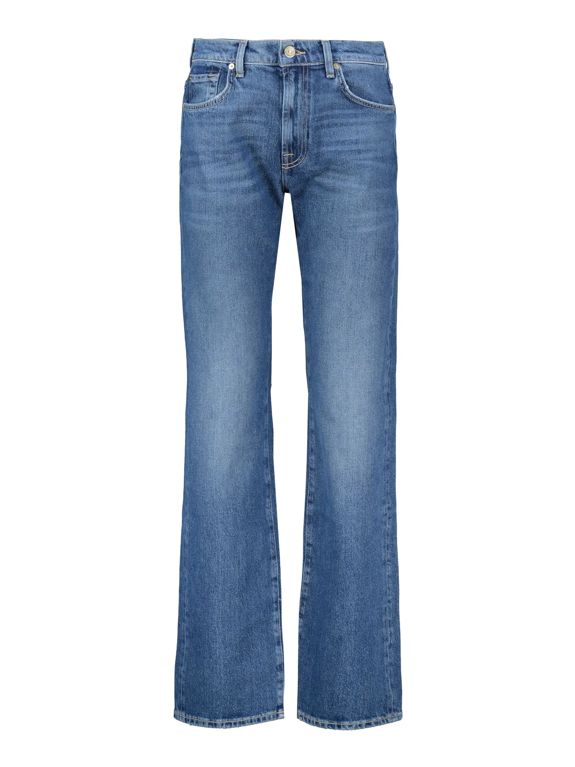 High Rise Straight Leg Jeans 'Tess' - Artikel Vorderseite - Farbe: Blau