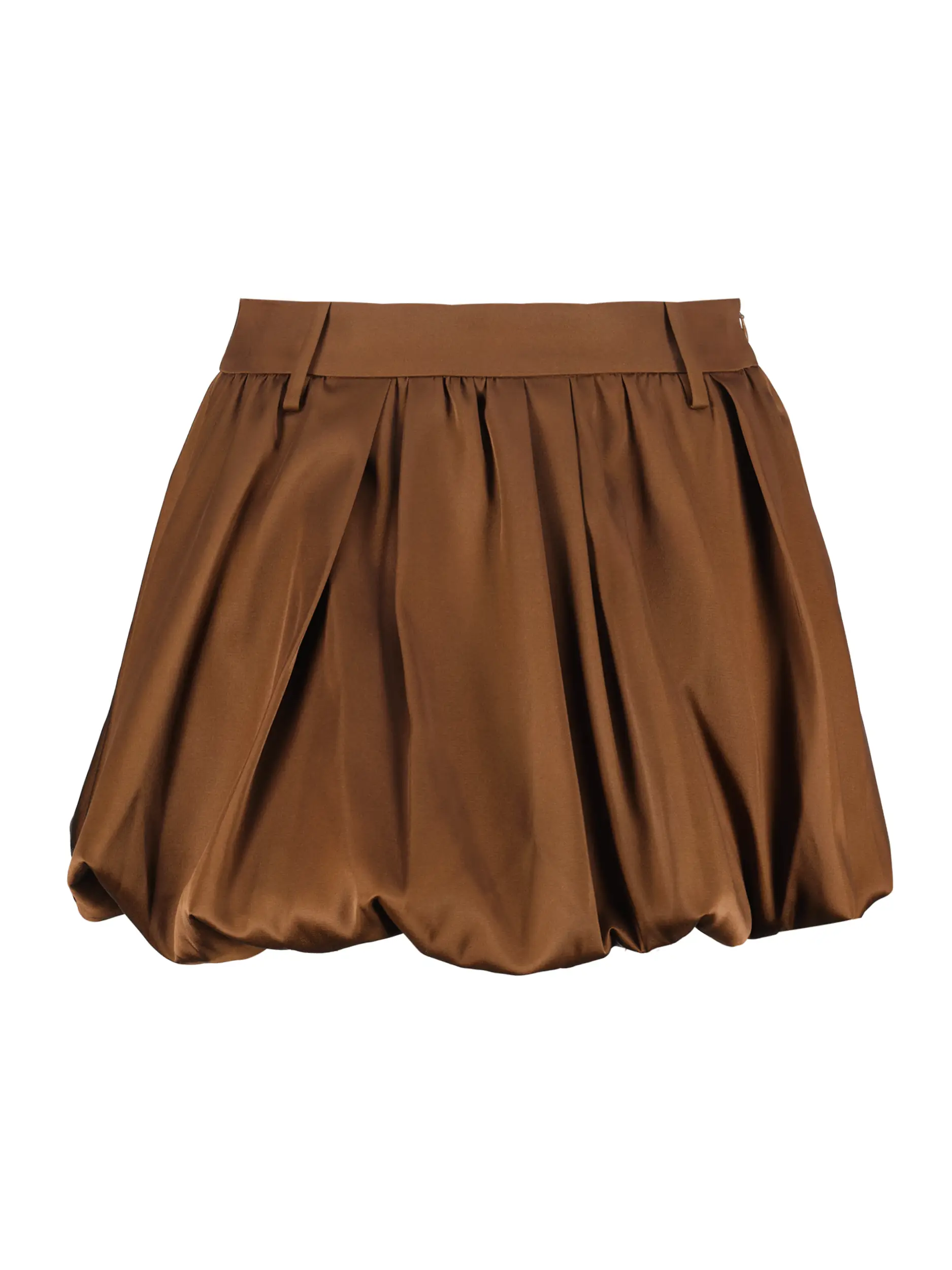 Minirock 'Layered Coolness' - Artikel Vorderseite - Farbe: Braun