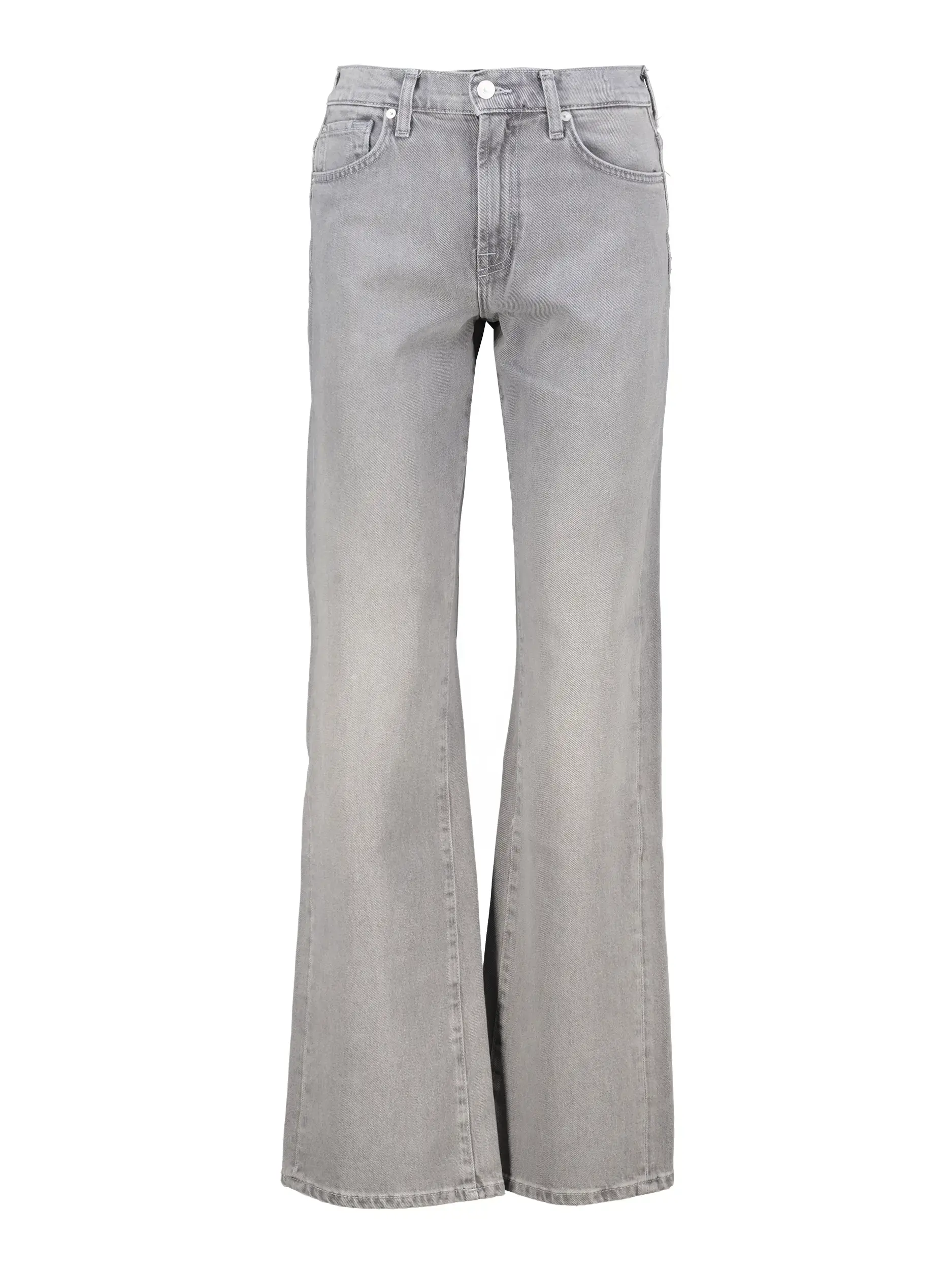 High Rise Straight Leg Jeans 'Tess' - Artikel Vorderseite - Farbe: Grau