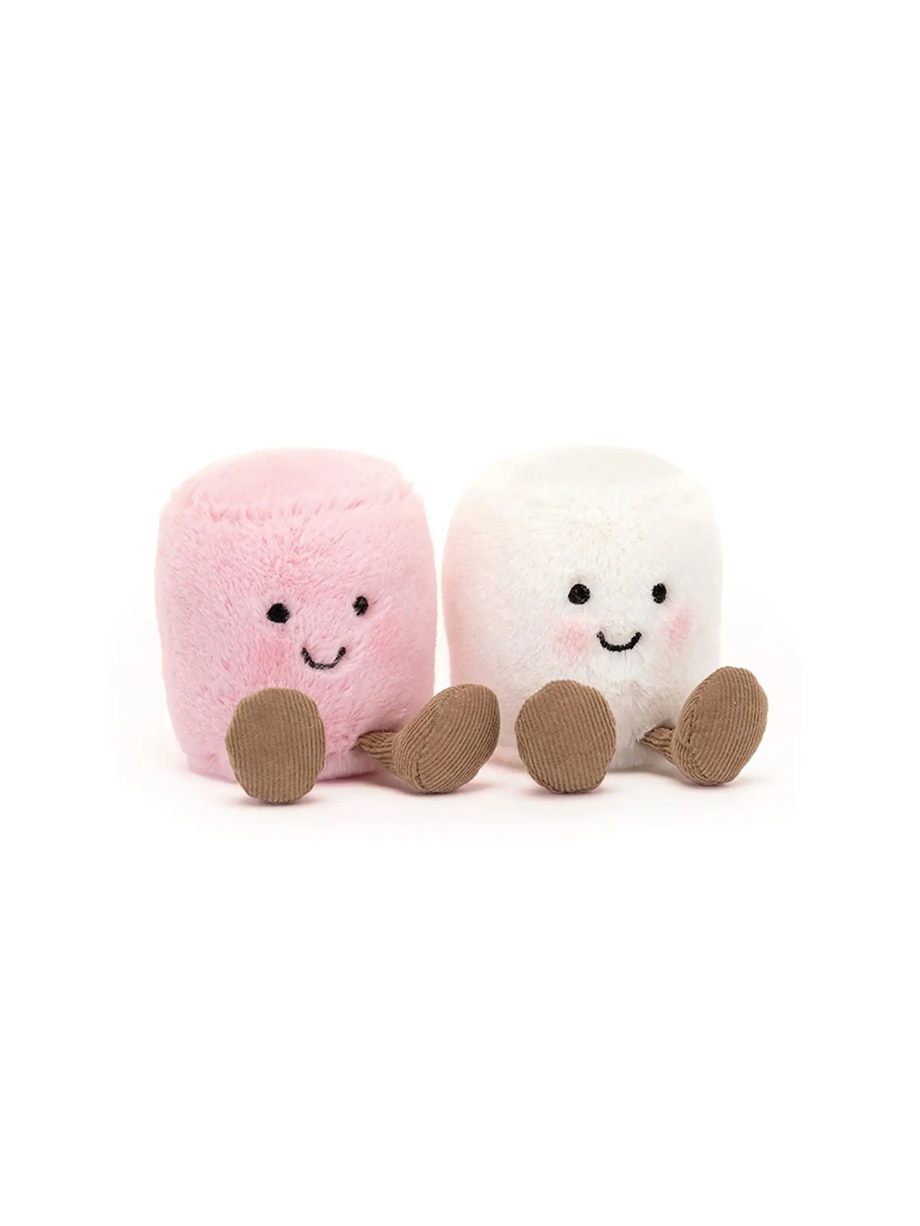 Jellycat-Stofftier 'Amuseables Pink und White Marshmallows' - Artikel Vorderseite - Farbe: Rosa&Pink Jellycat-Stofftier 'Amuseables Pink und White Marshmallows' - Artikel Vorderseite - Farbe: Rosa&Pink