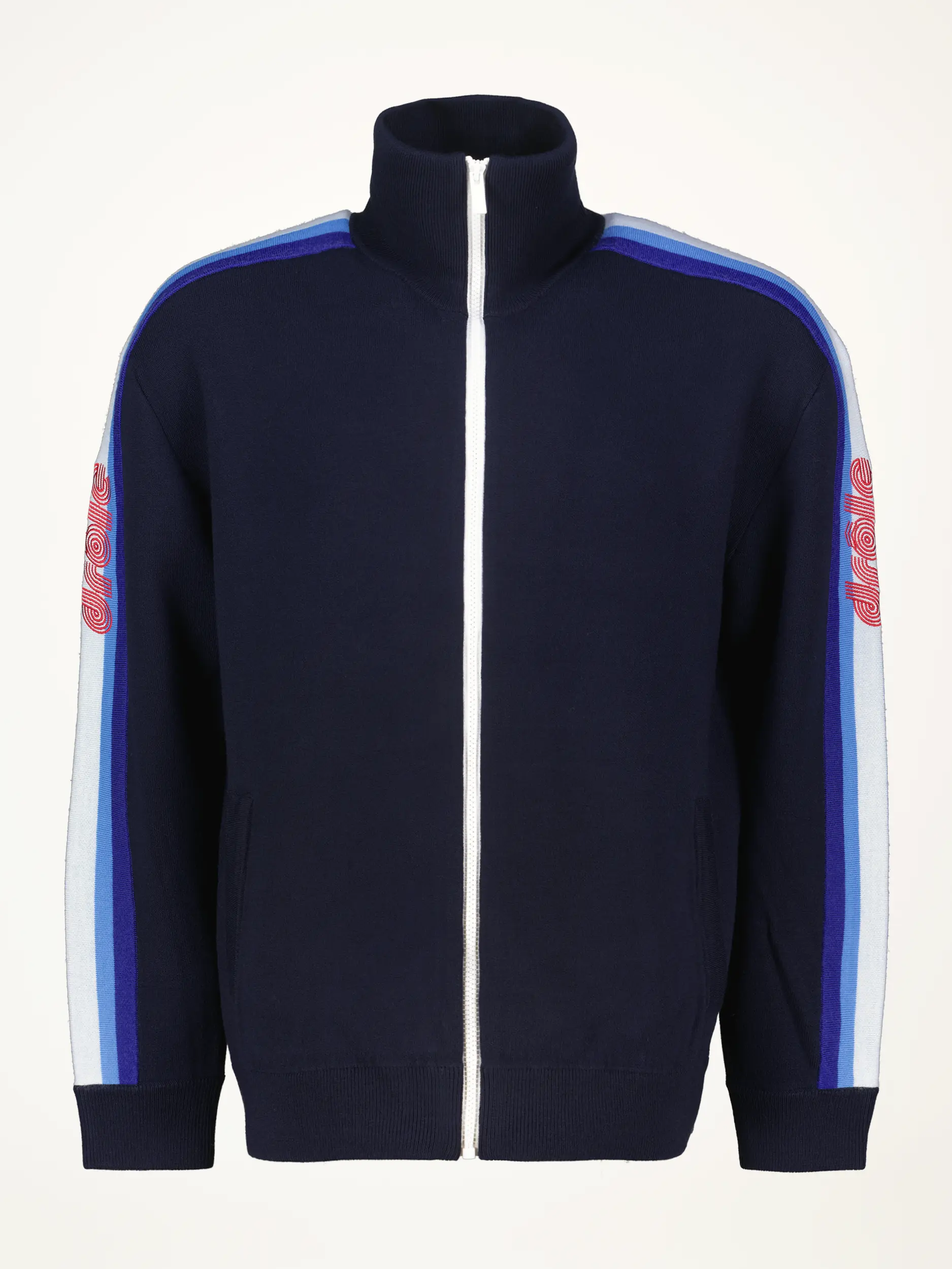 Strickjacke aus Merinowolle - Artikelansicht - Farbe: Blau