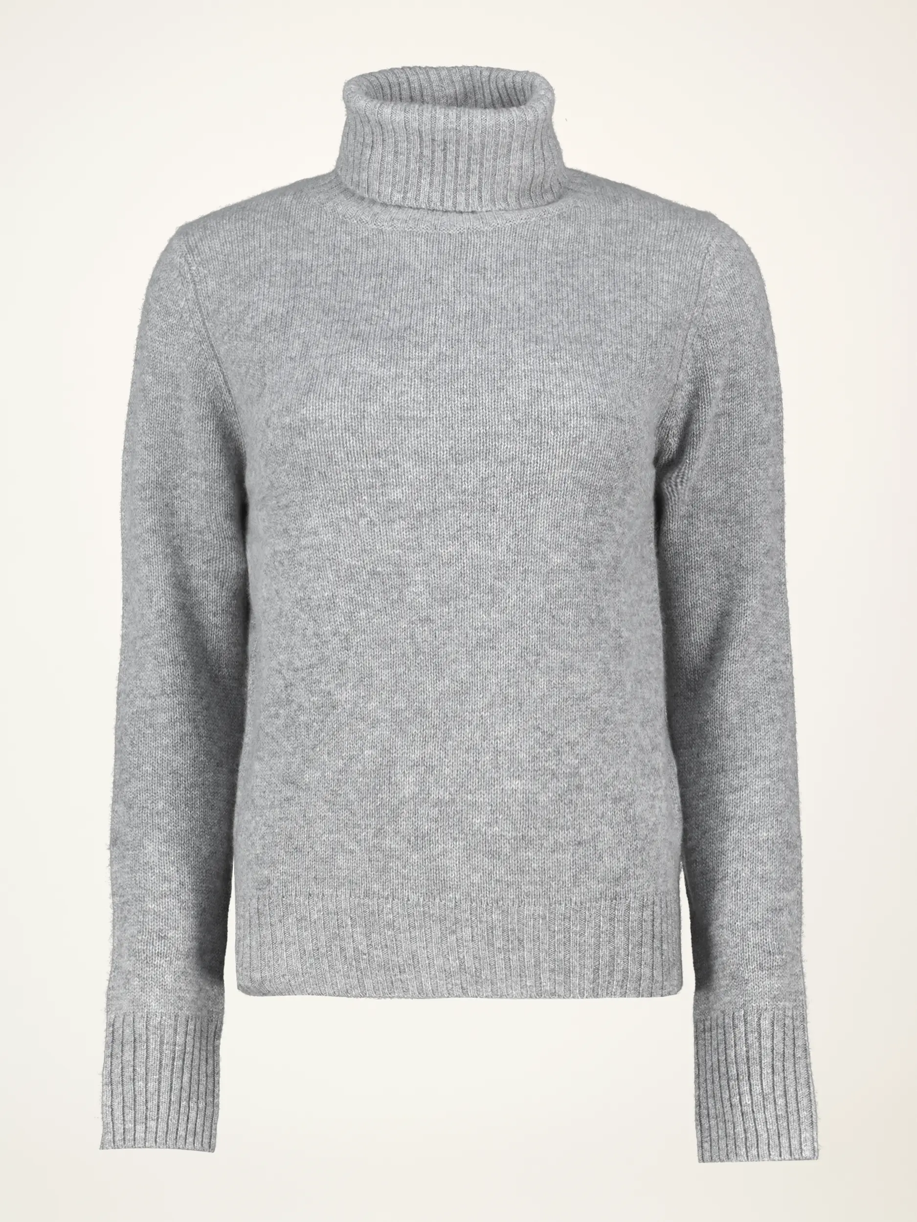 Rollkragenpullover aus Kaschmir langarm - Artikelansicht - Farbe: Grau