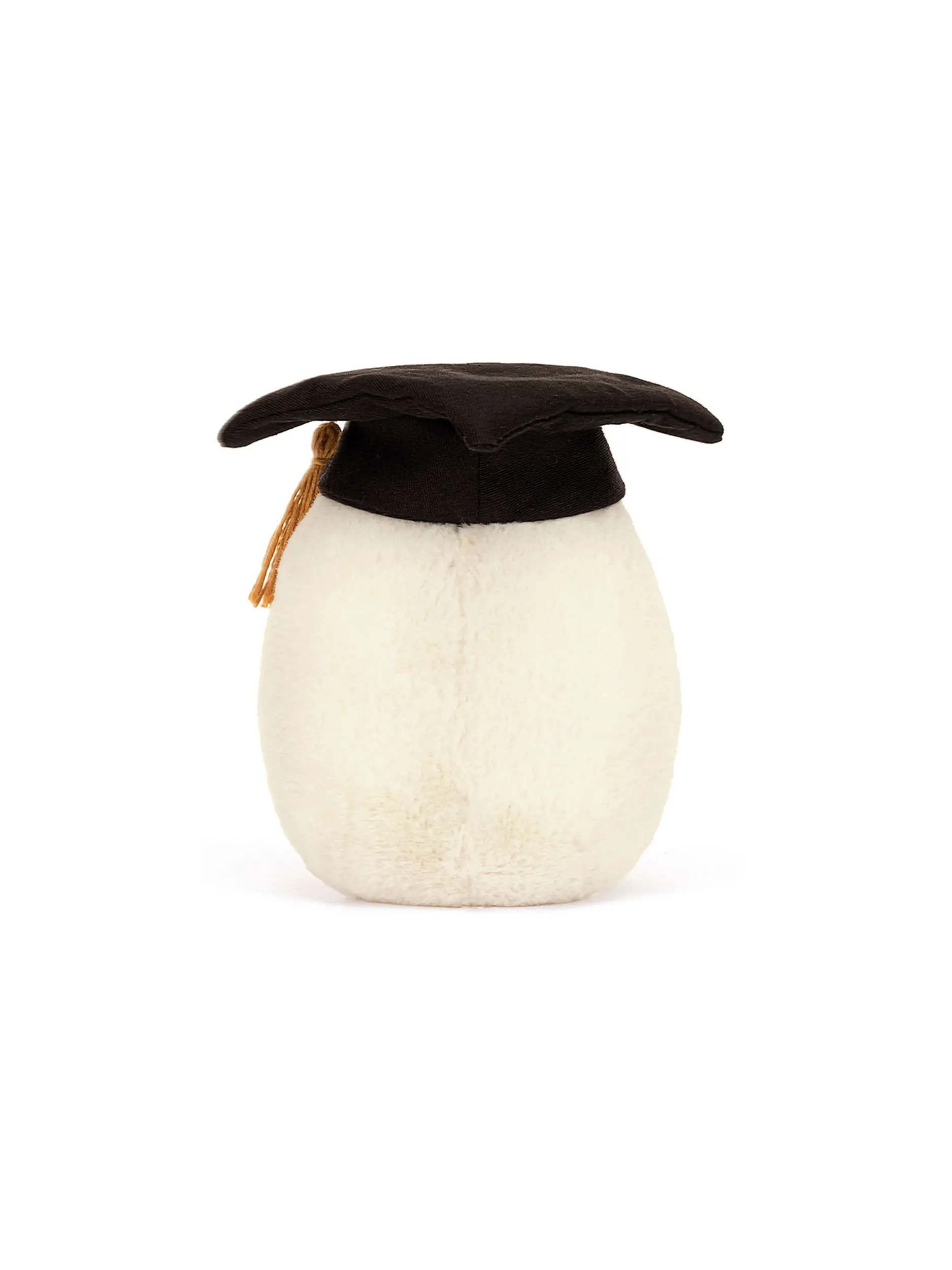 Jellycat-Stofftier 'Amuseables Boiled Egg Graduation' - Artikel Rückseite - Farbe: Creme