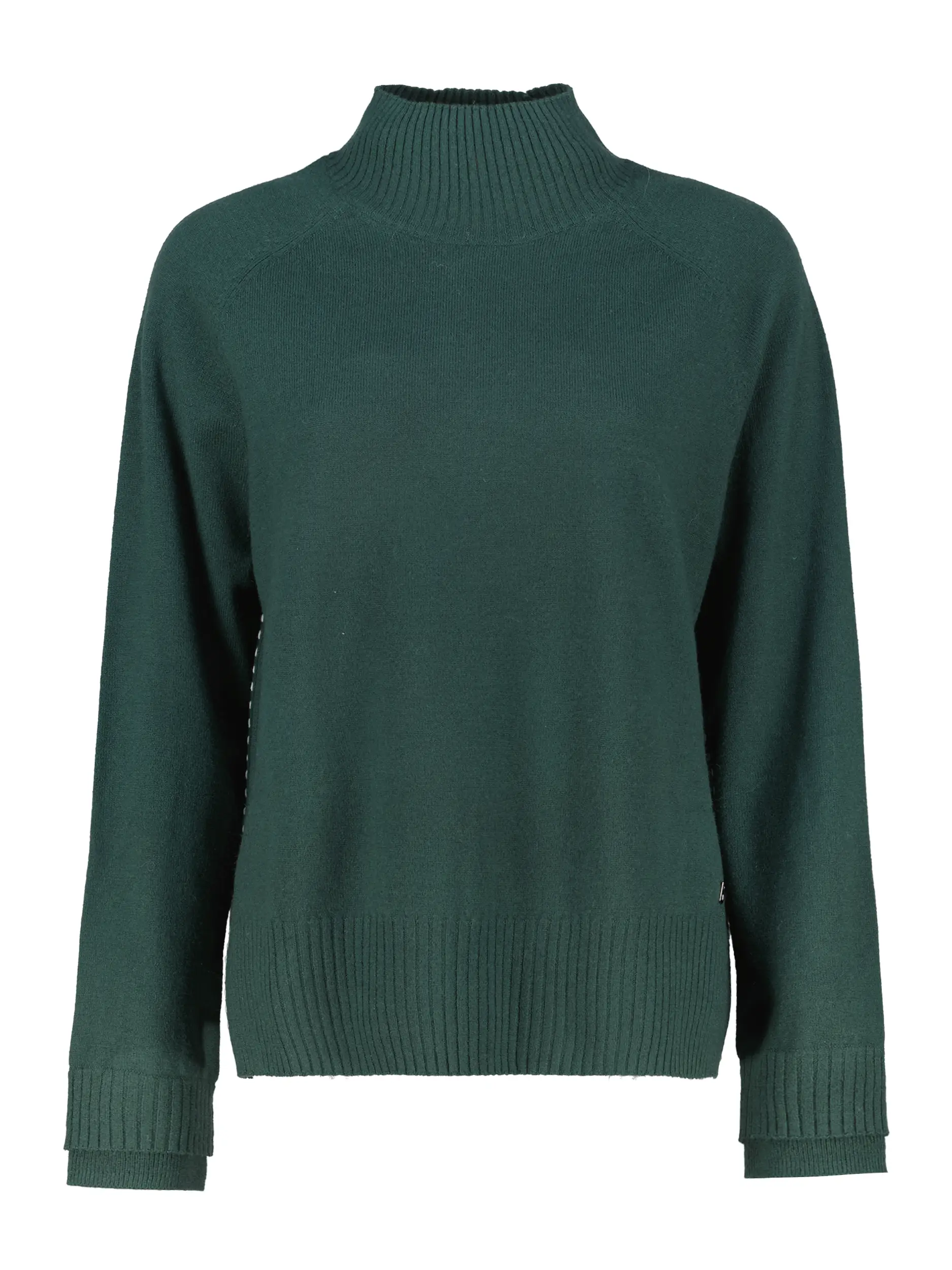 Langarmshirt 'Lysanne' aus Wolle - Artikel Vorderseite - Farbe: Grün