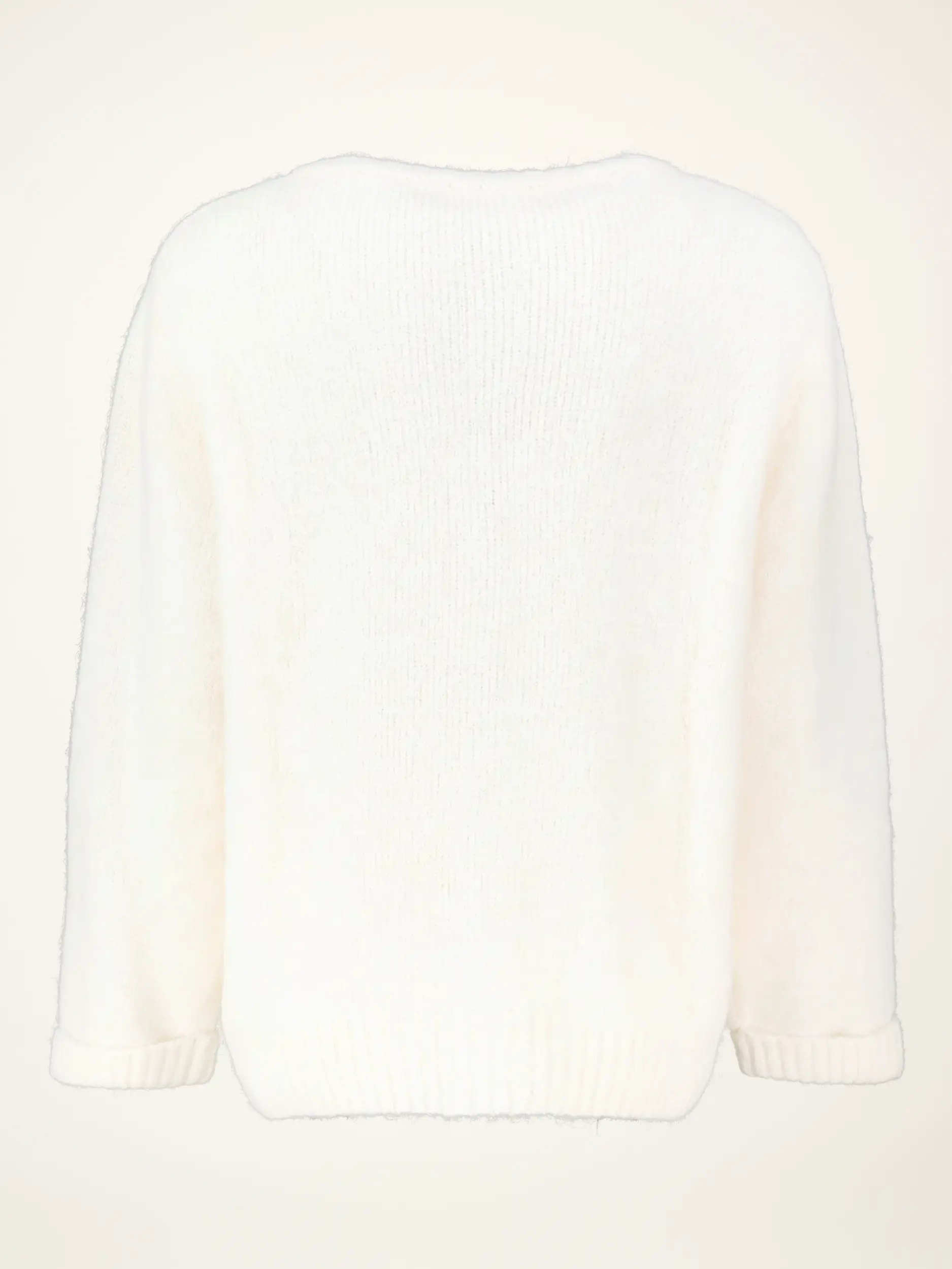 Strickjacke 'East' - Artikel Rückseite - Farbe: Creme