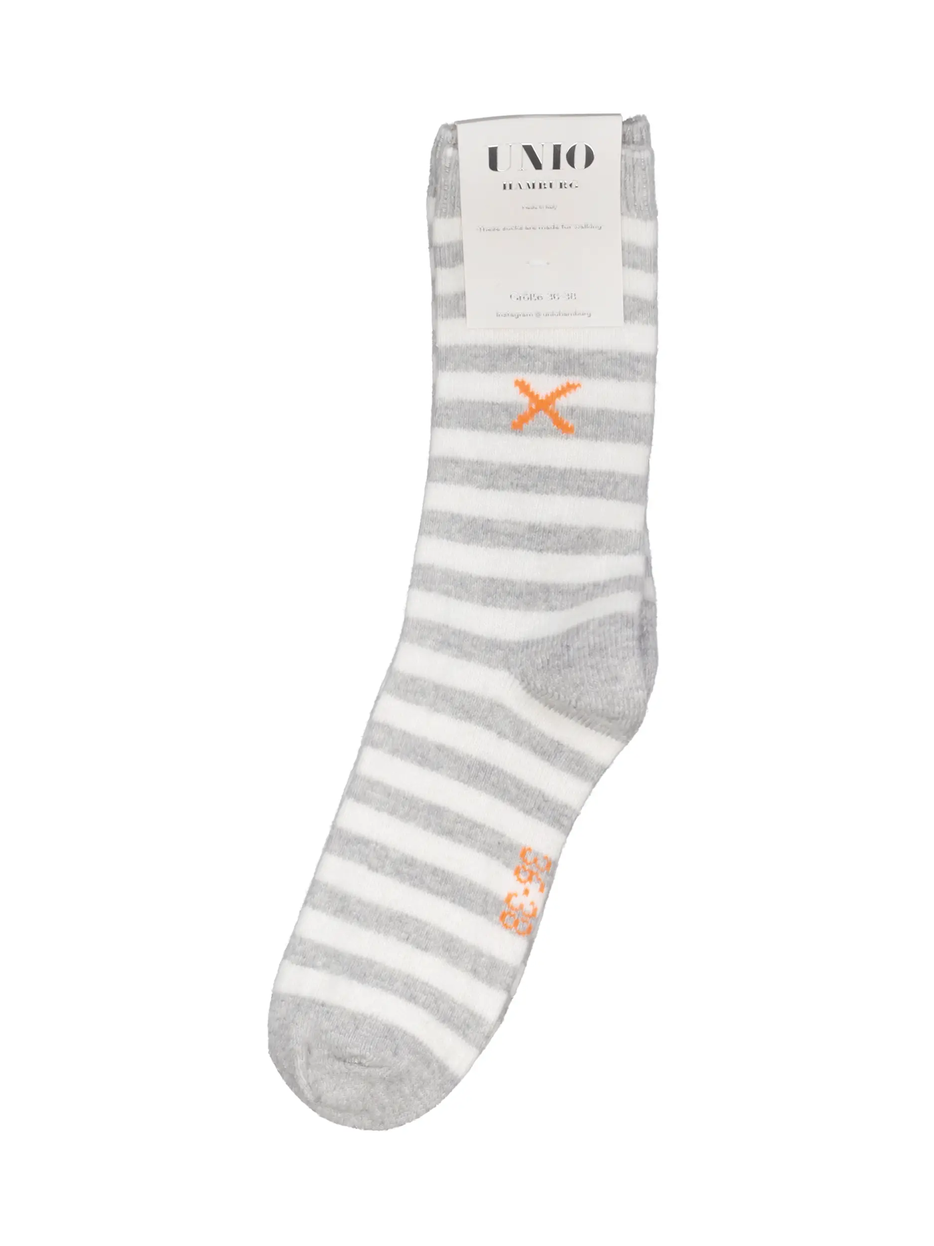 Socken 'Cosy Classic' - Artikel Vorderseite - Farbe: Grau