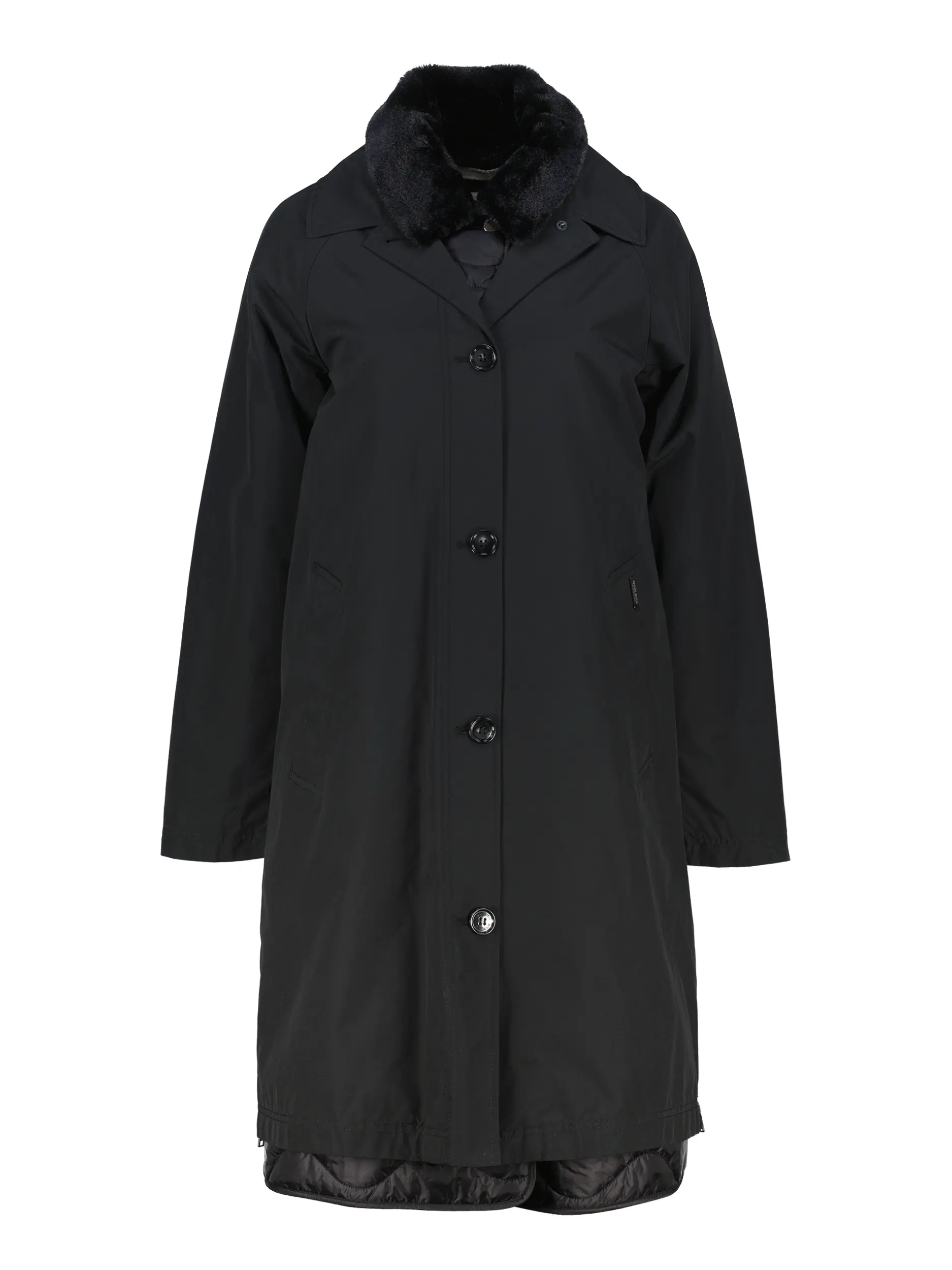 3-in 1 Mantel 'All Weather' - Artikel Vorderseite - Farbe: Schwarz